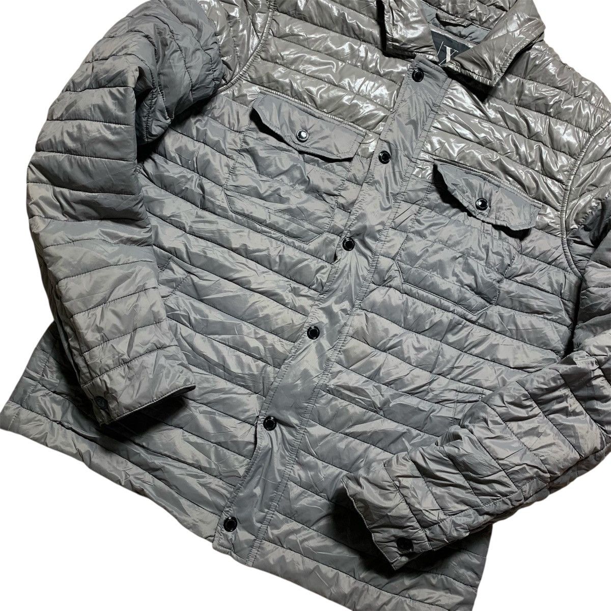 Armani Armani Exchange Nylon Puffer Jacket Grey Size US L / EU 52-54 / 3 - 7 Thumbnail