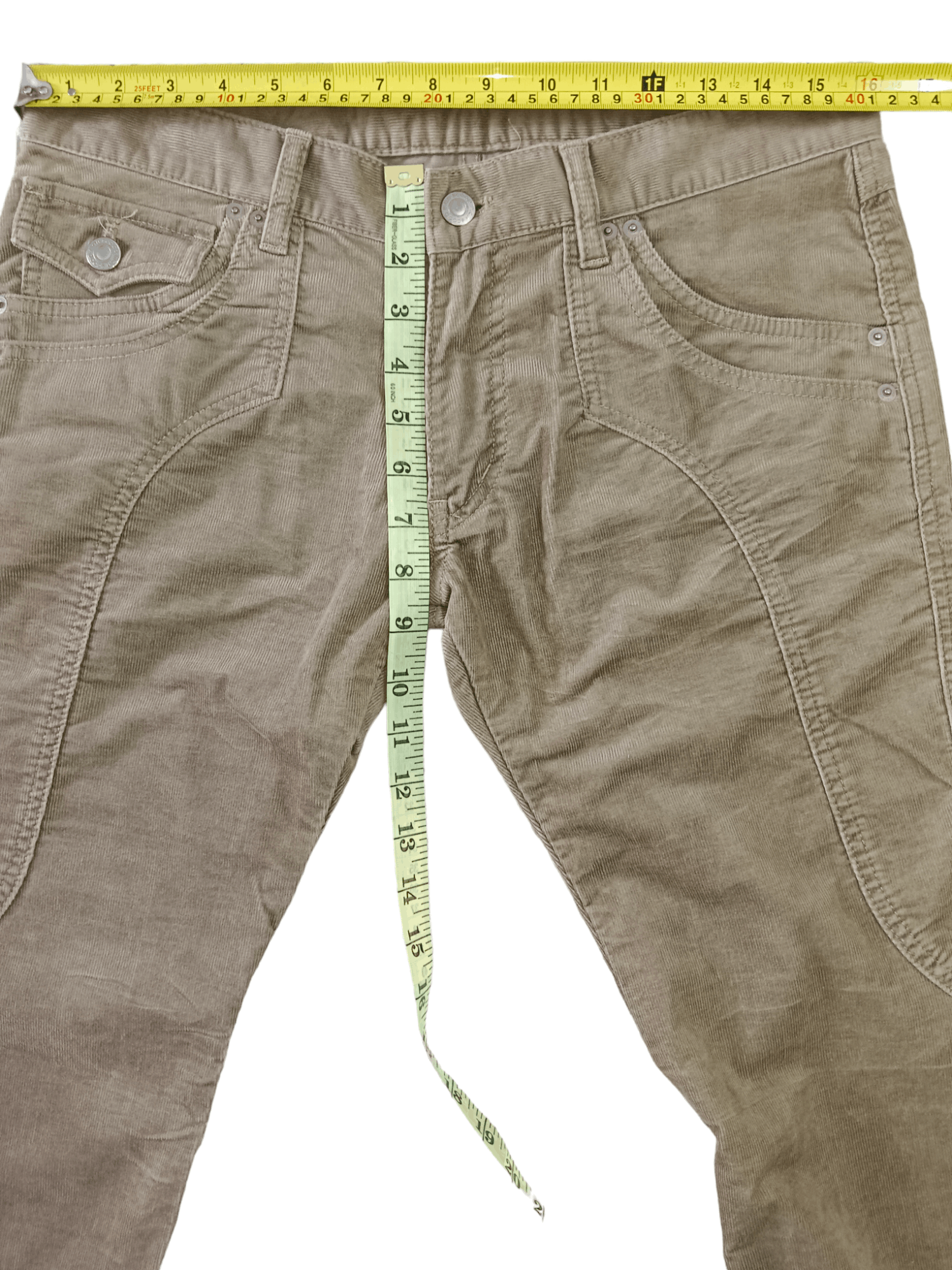 SCOOP Scoopman Low Rise Corduroy Flared Pants Size US 32 / EU 48 - 10 Thumbnail