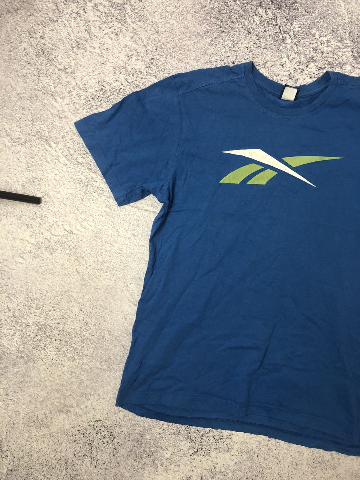 Reebok × Vintage Vintage T-shirt Reebok size L y2k rare casual drill ykk Size US L / EU 52-54 / 3 - 2 Thumbnail