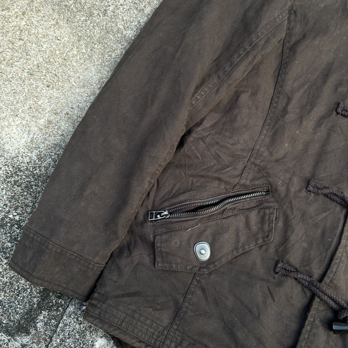 In The Attic × Japanese Brand × Vintage Vintage In The Attic Brown Jacket Size US XXS / EU 40 - 6 Thumbnail