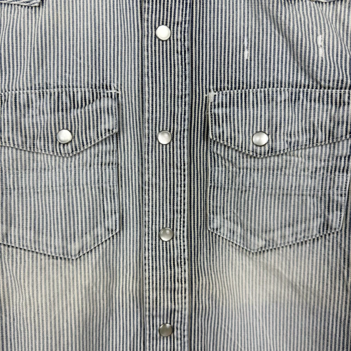 Number (N)ine Number (N)ine Hickory Western Snap Button Shirts Size US M / EU 48-50 / 2 - 3 Thumbnail