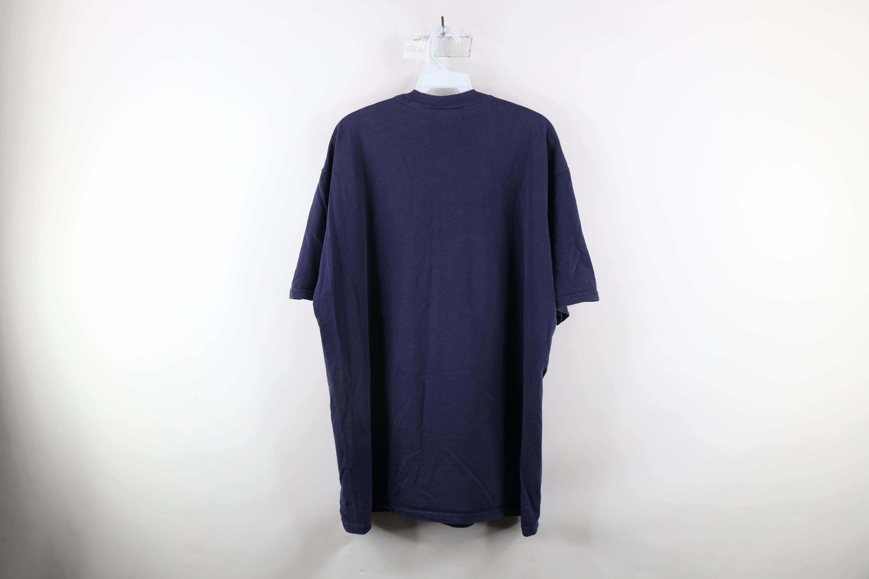Vintage Vintage 90s The Game University of Michigan T-Shirt Blue Size US XL / EU 56 / 4 - 8 Thumbnail