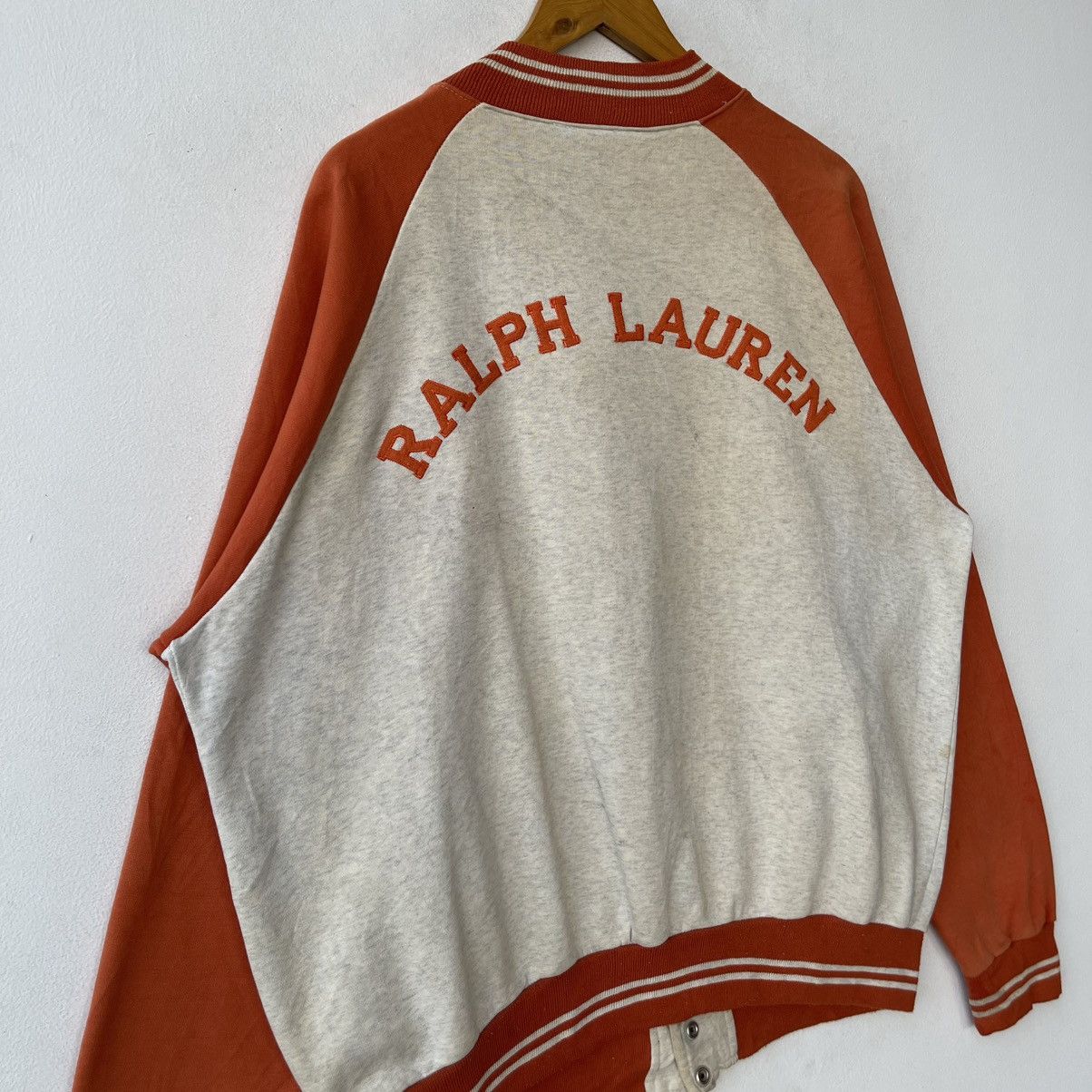 Polo Ralph Lauren Vintage 80s Polo Ralph Lauren Varsity Jacket Made in USA Size US L / EU 52-54 / 3 - 10 Thumbnail