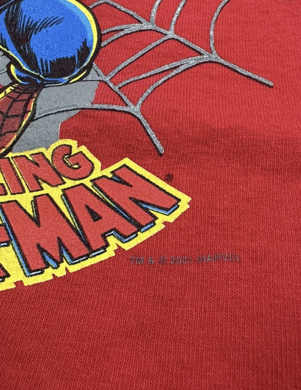 Changes Vintage Marvel The Amazing Spider-Man T Shirt Single Stitch Size US XL / EU 56 / 4 - 5 Thumbnail