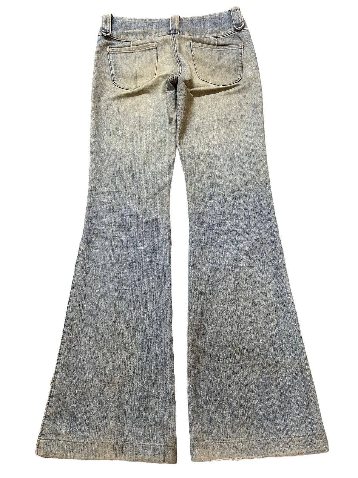 If Six Was Nine Vintage Japanese Brand Blue Faded Wash Style Flared Jeans Size US 28 / EU 44 - 2 Thumbnail