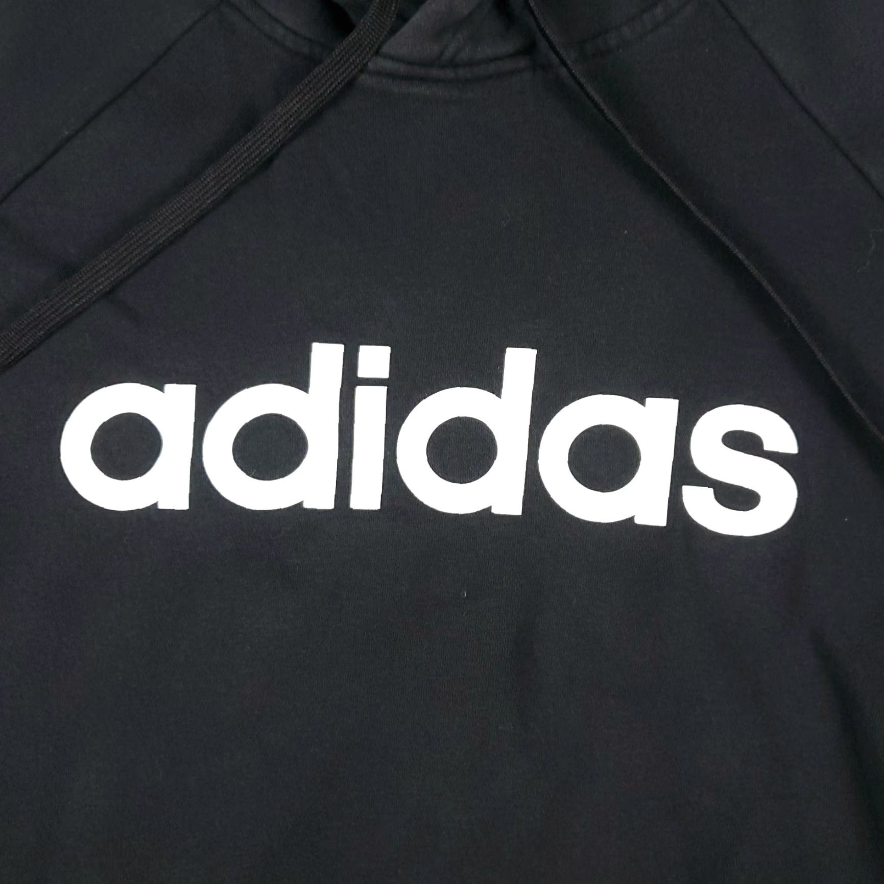 Adidas Adidas Men's Pullover Hoodie Sweater Black Long Sleeve Casual Sports Activewear Medium Size US M / EU 48-50 / 2 - 2 Thumbnail