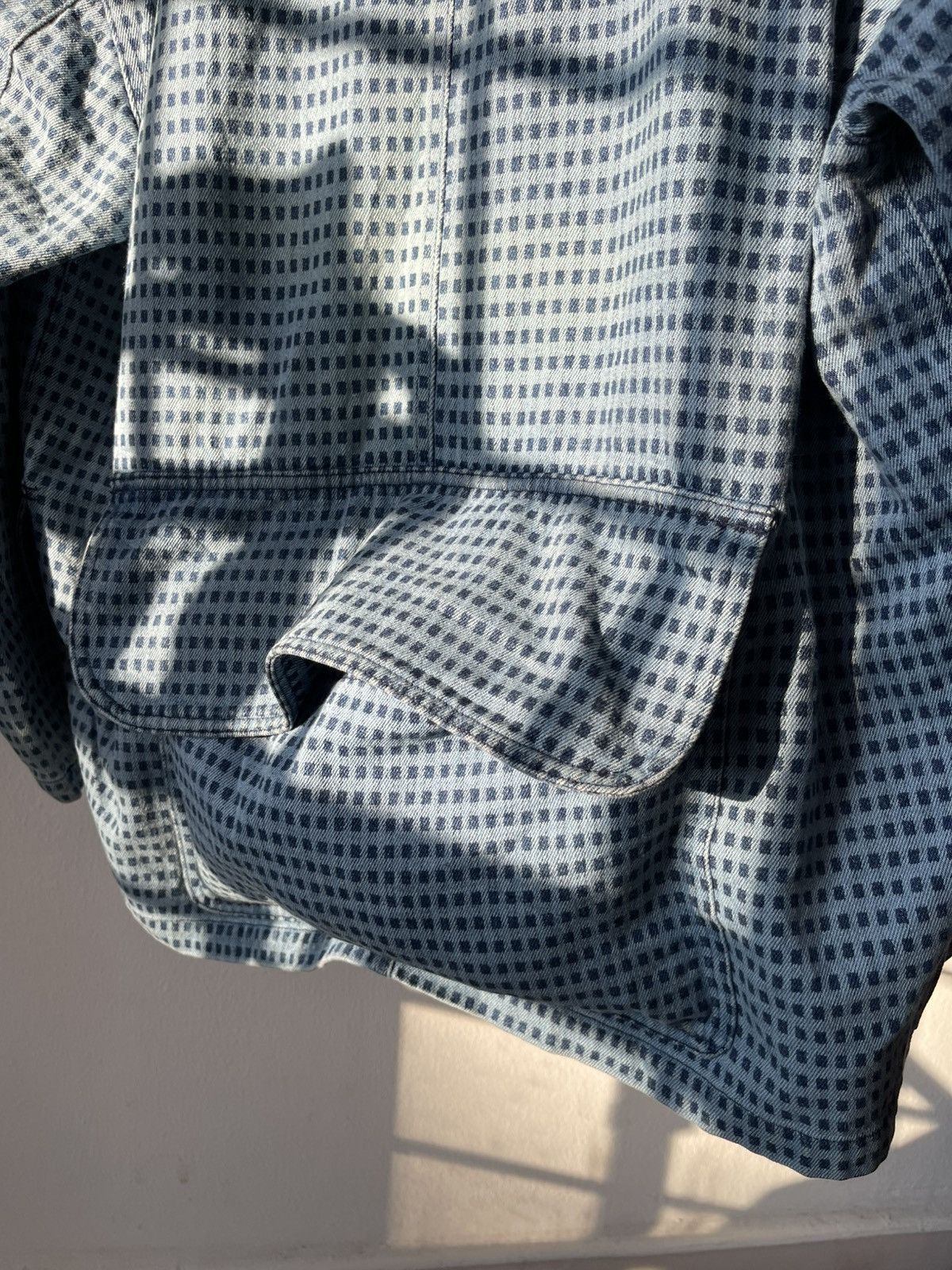 Issey Miyake 80s Rare Issey Miyake Back Pocket Indigo Blue Jacket #98 Size US XL / EU 56 / 4 - 7 Thumbnail