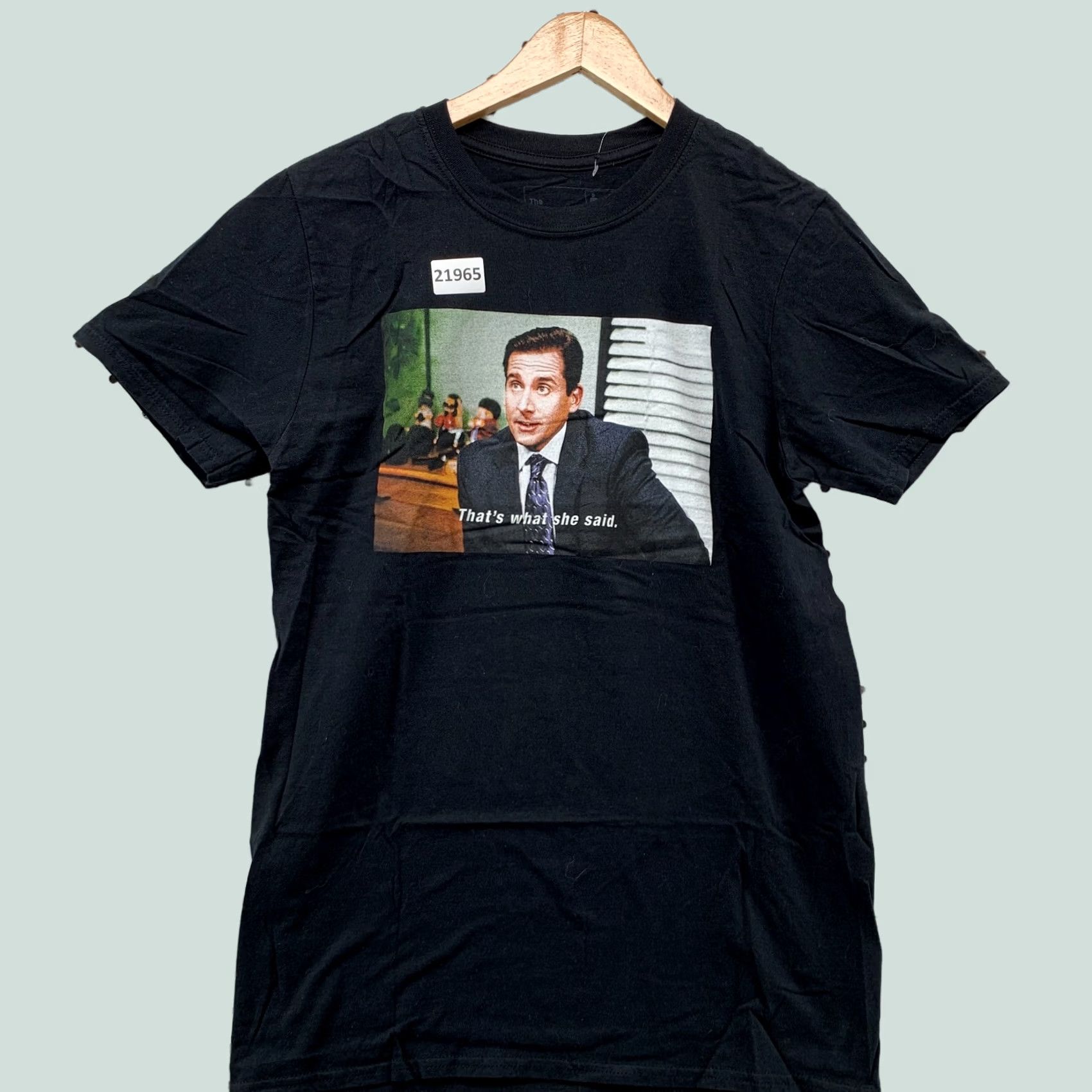 Vintage The OFFICE Shirt Black That’s What She Said Adult Medium 19x28.5 Funny TV TEE Size US M / EU 48-50 / 2 - 1 Thumbnail