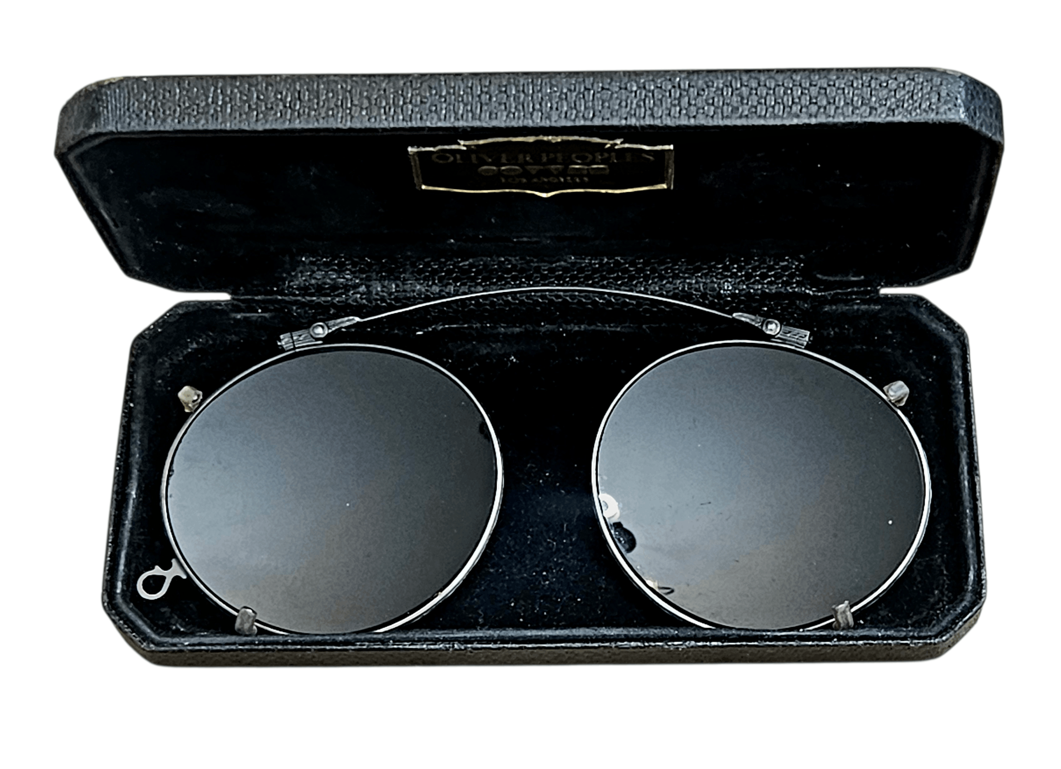 Oliver Peoples Vintage Oliver Peoples Los Angeles Clip-On Sunglasses 2803SF Size ONE SIZE - 2 Thumbnail
