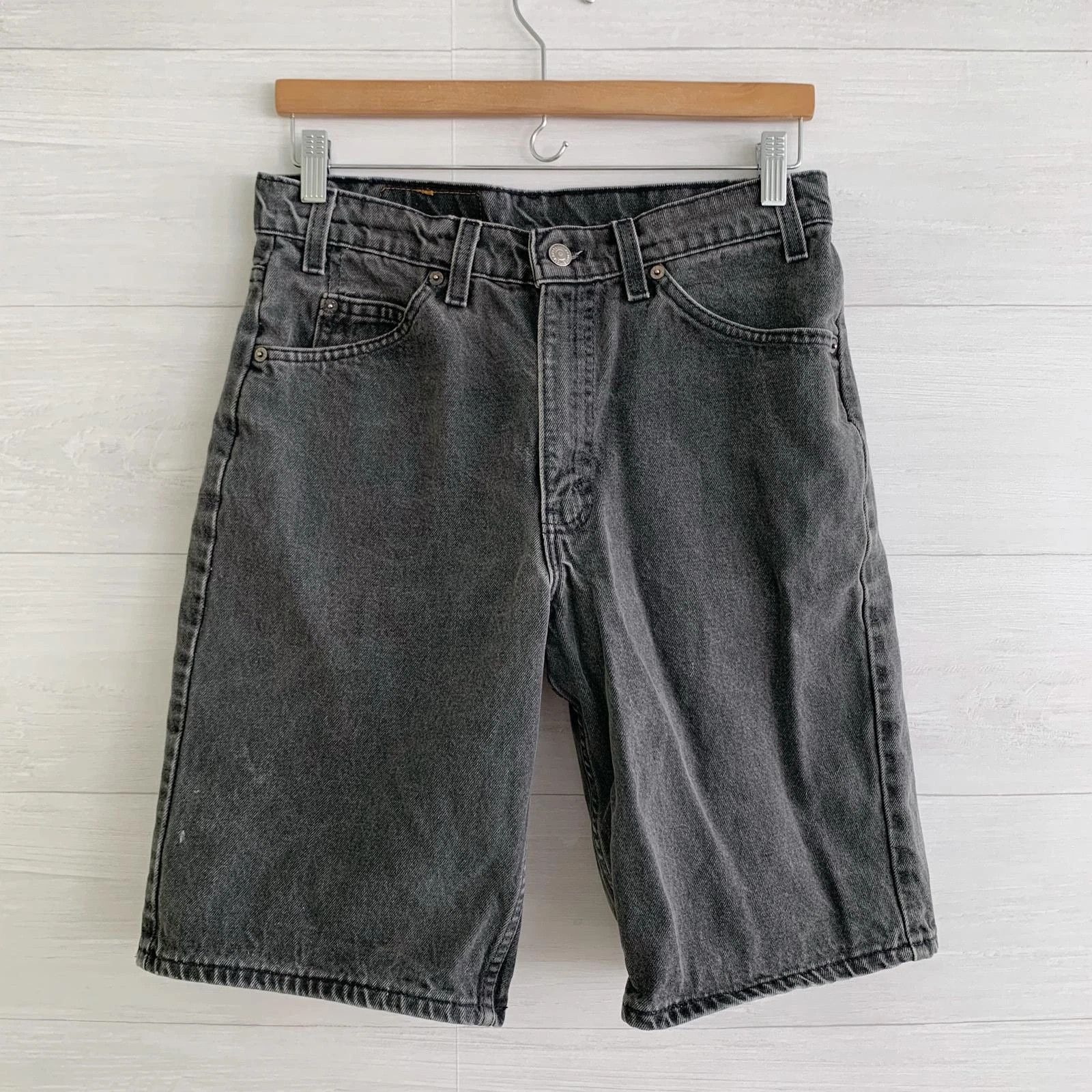 Levi's Vintage Levi’s 550 Relaxed fit Orange Tab jean shorts MiUSA Size US 32 / EU 48 - 1 Thumbnail