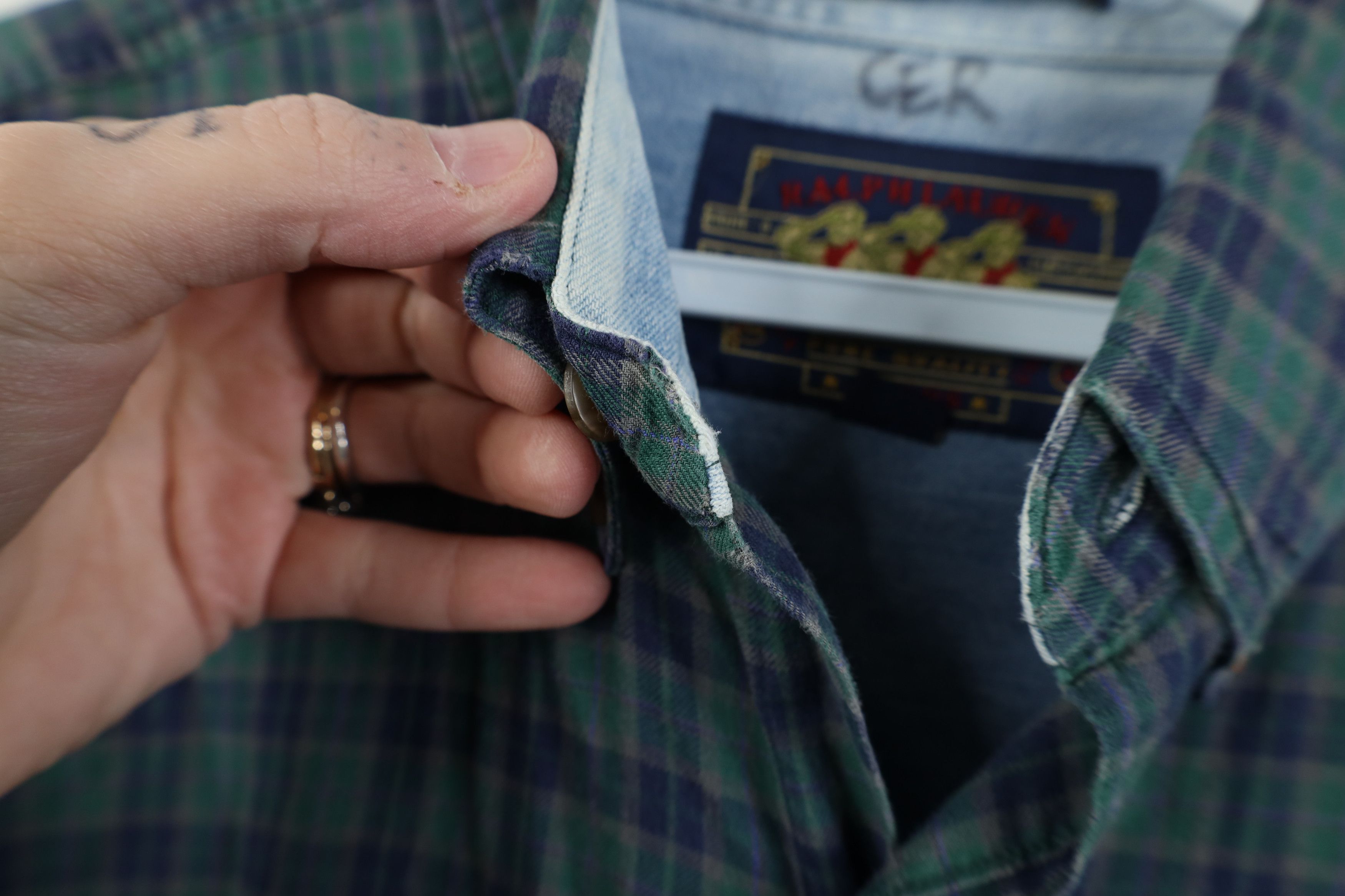 Ralph Lauren Vintage 90s Chaps Ralph Lauren Boy Scout Button Down Shirt Size US L / EU 52-54 / 3 - 4 Thumbnail
