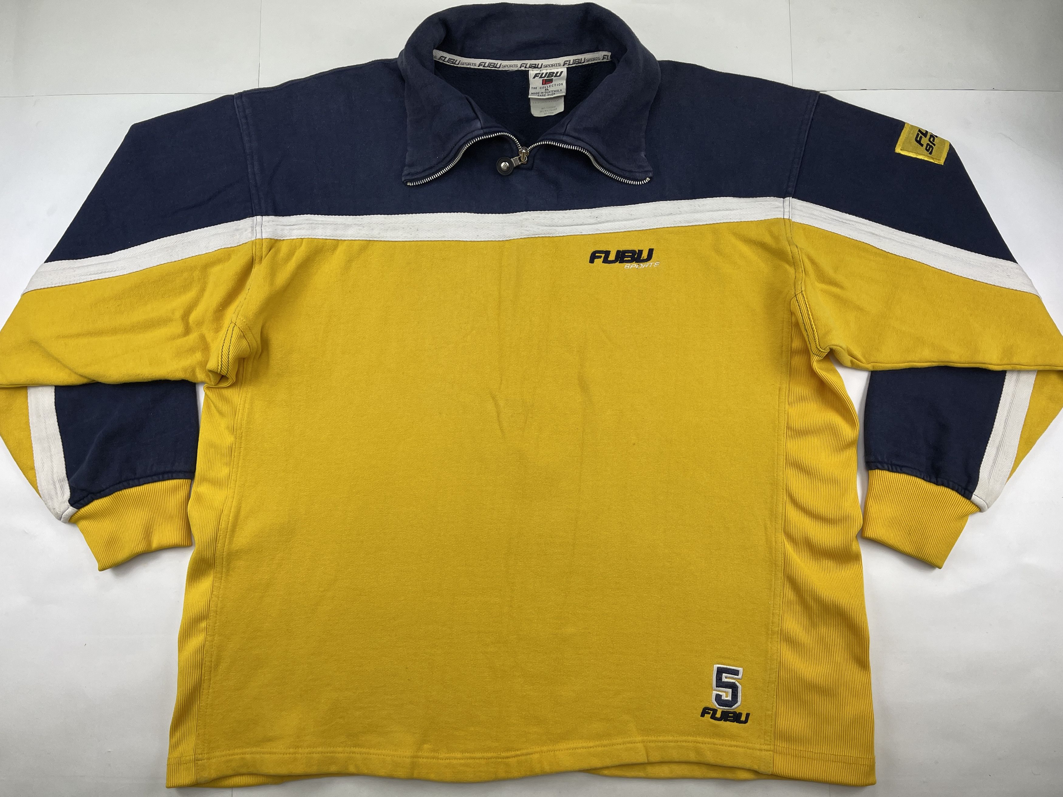 FUBU sweatshirt, vintage, 90s hip hop 1990s Y2K mens size XL