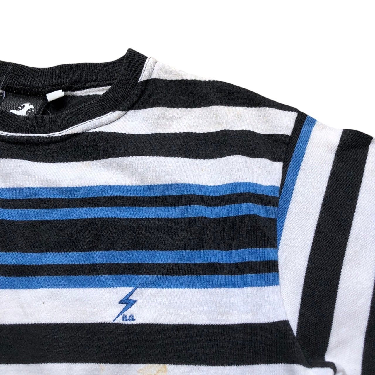 Hysteric Glamour × Japanese Brand × Vintage Vintage Y2K Hysteric Glamour Medallion Striped T-Shirts Size US M / EU 48-50 / 2 - 3 Thumbnail