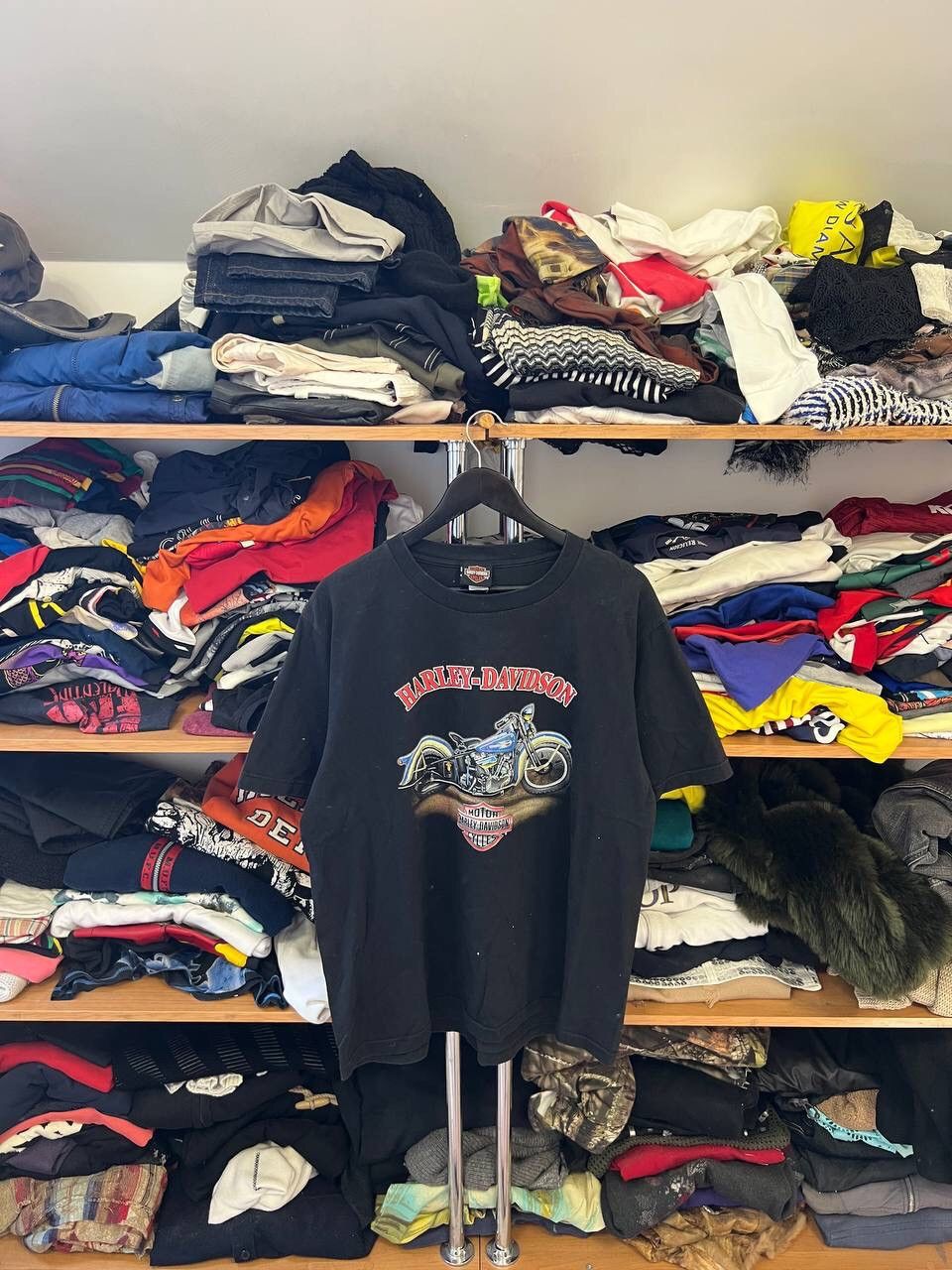 Harley Davidson × Vintage 2000s Harley Davidson Vintage T-Shirt Size US XL / EU 56 / 4 - 1 Thumbnail