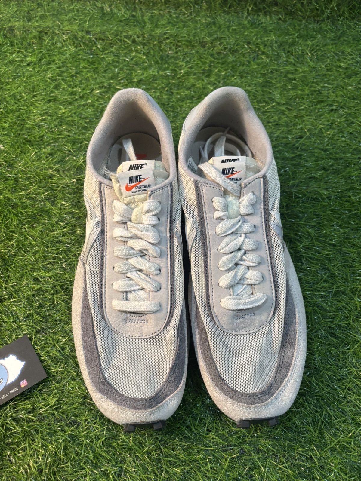 Nike Nike Sacai X LD Waffle summit white Size US 13 / EU 46 - 3 Thumbnail