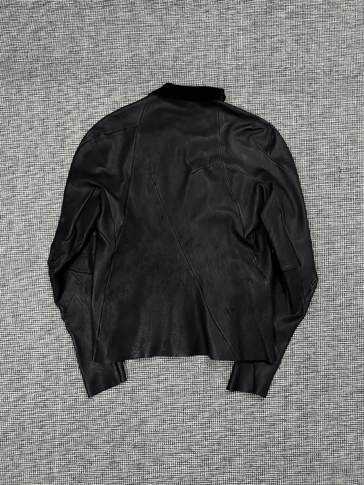 Leon Emanuel Blanck Faded black Leon Emanuel Blanck distortion leather jacket Size US M / EU 48-50 / 2 - 4 Thumbnail