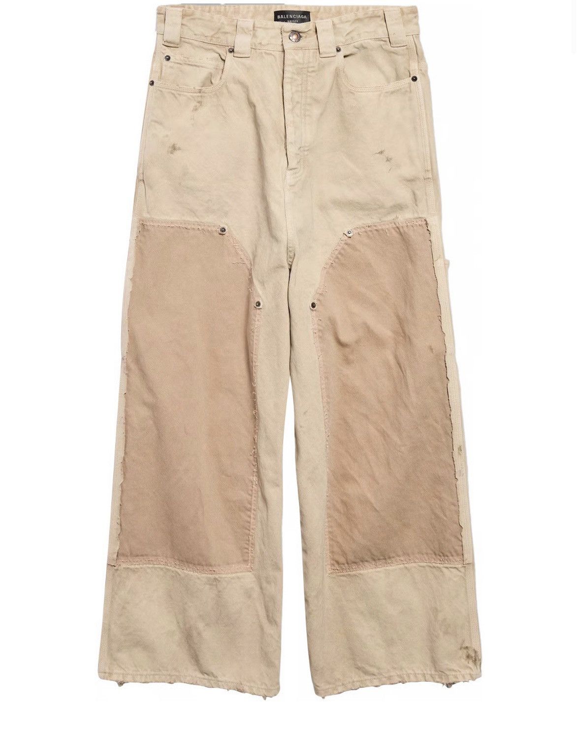 Balenciaga Balenciaga 25FW Destressed Double Knee Carpenter Pants Size US 32 / EU 48 - 1 Thumbnail