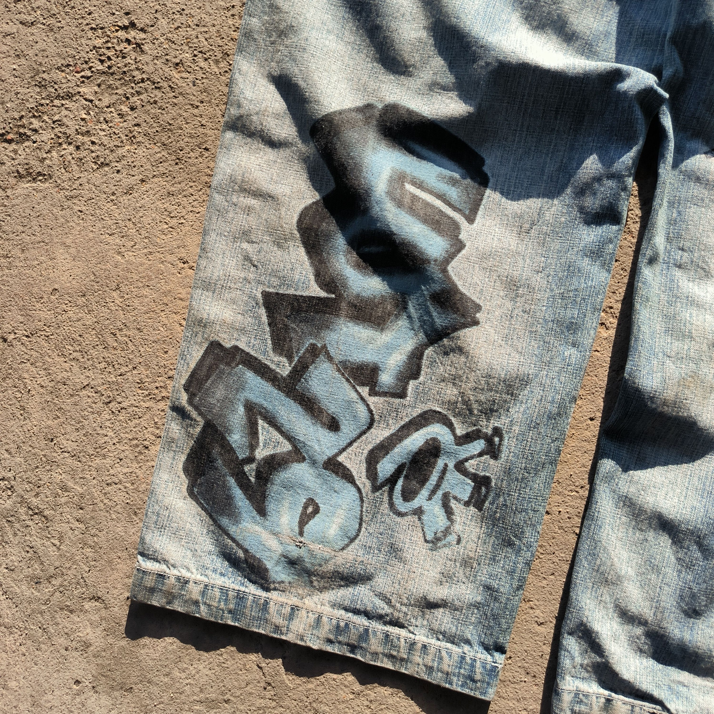 Cartoon Network Vintage 1990s LOT 29 LOONEY TUNES BAGGY JEANS Size US 38 / EU 54 - 9 Thumbnail