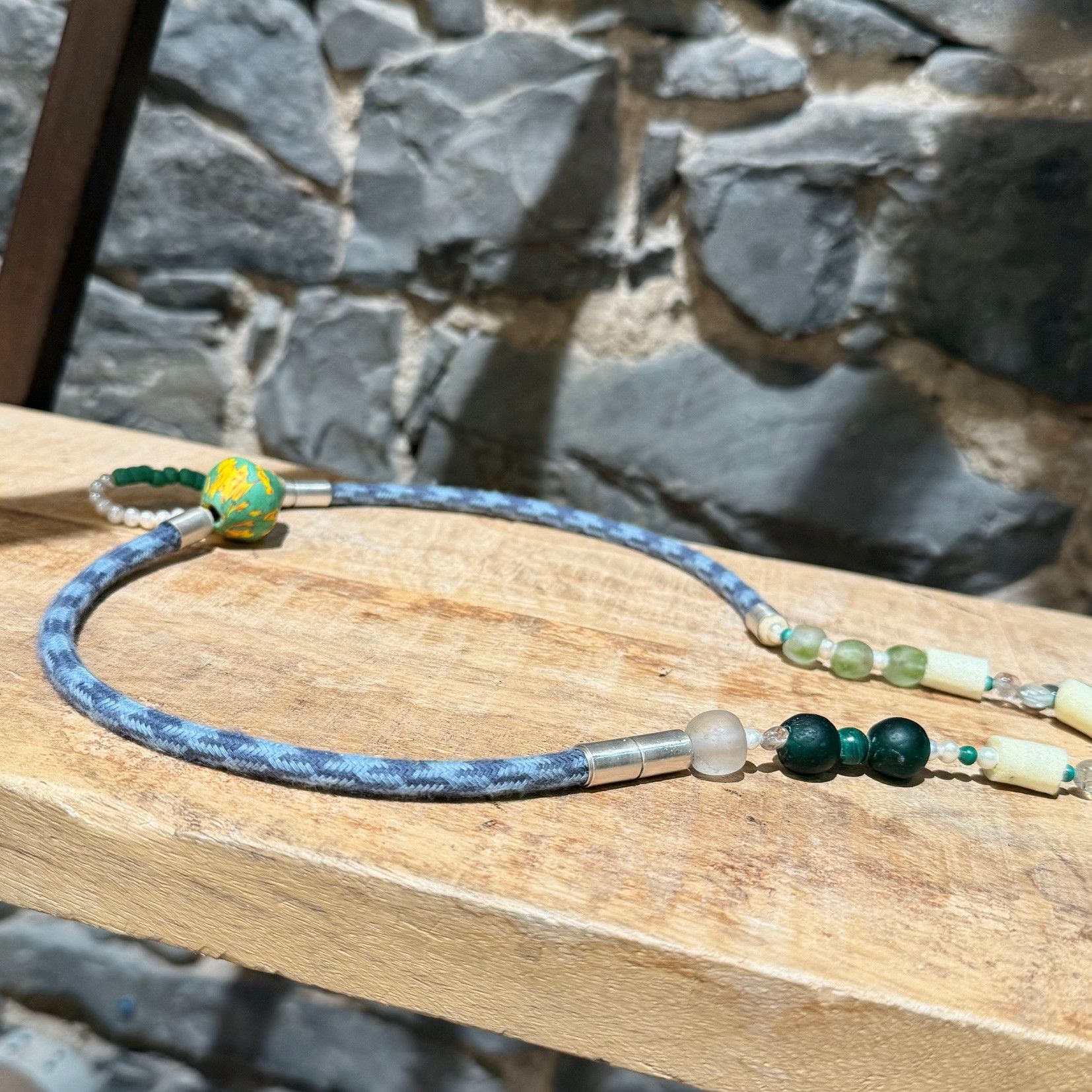 Wales Bonner Wales Bonner X SSENSE Gemstones Charms Necklace Set Size ONE SIZE - 6 Thumbnail