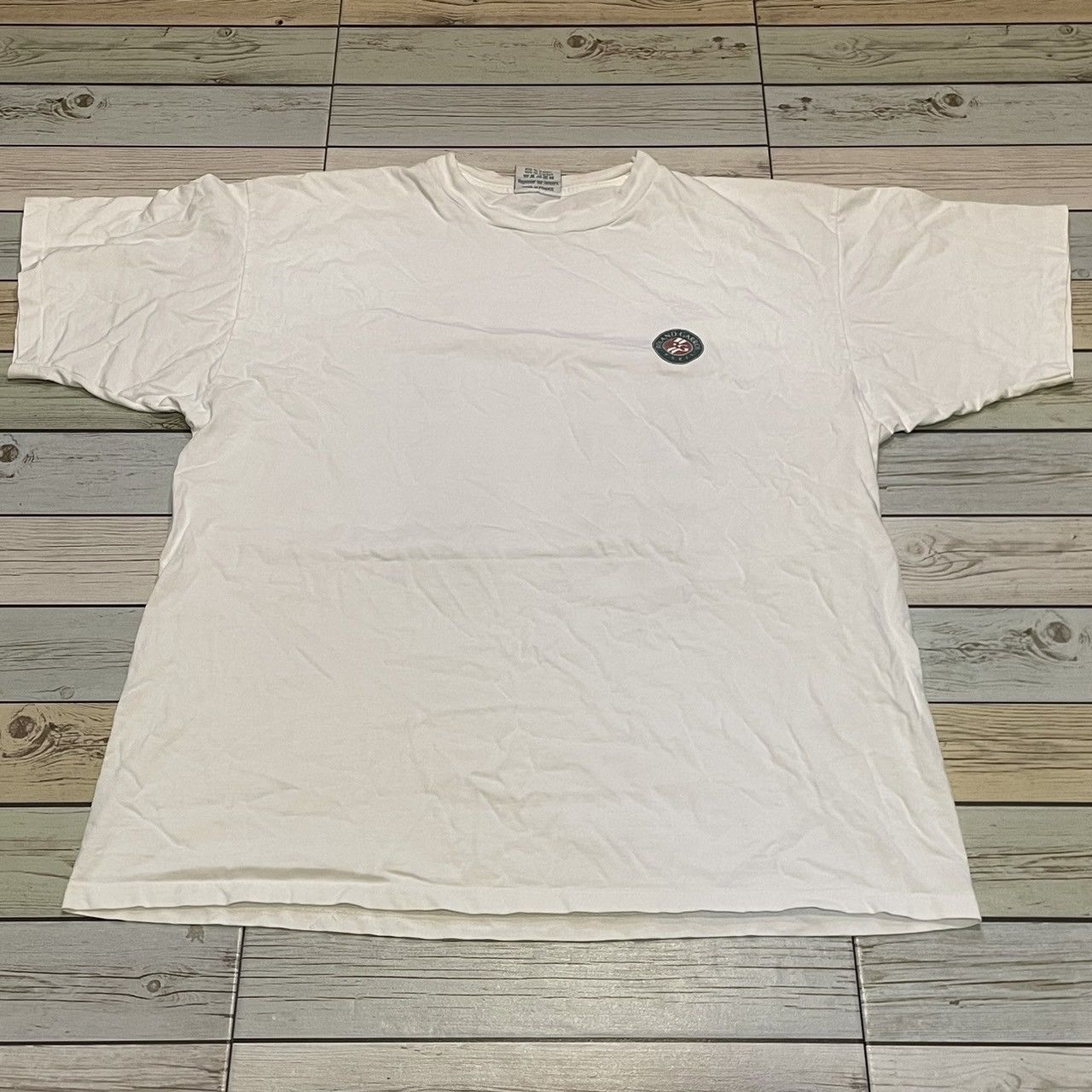 Other Rare Vintage 1996 Roland Garros Tennis Tee Grand Slam Size US XL / EU 56 / 4 - 2 Thumbnail