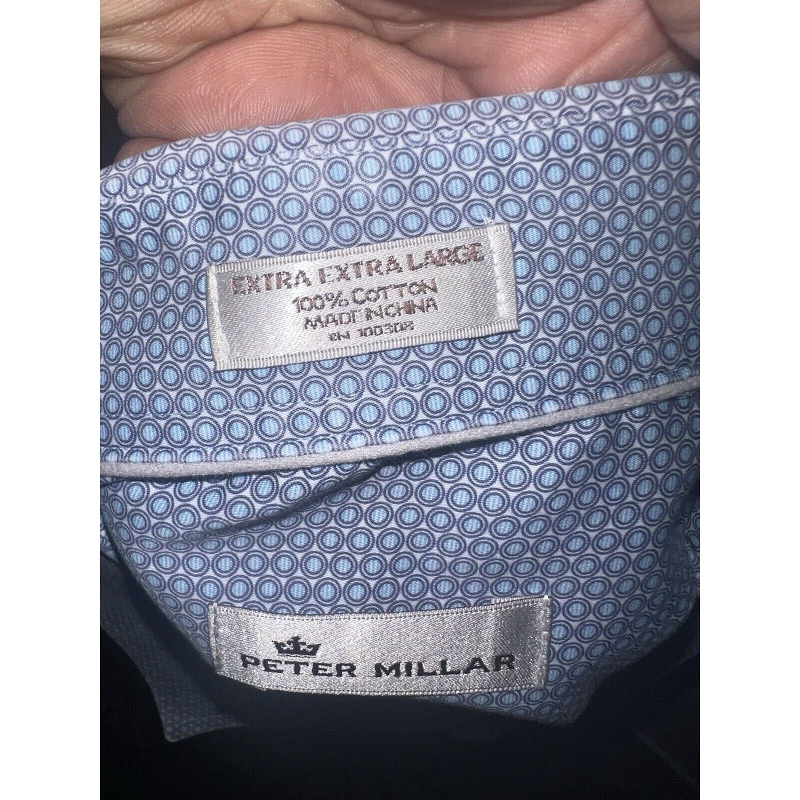 Peter Millar Peter Millar Button Down Shirt Blue Long Sleeve Men’s XL Size US XL / EU 56 / 4 - 7 Thumbnail
