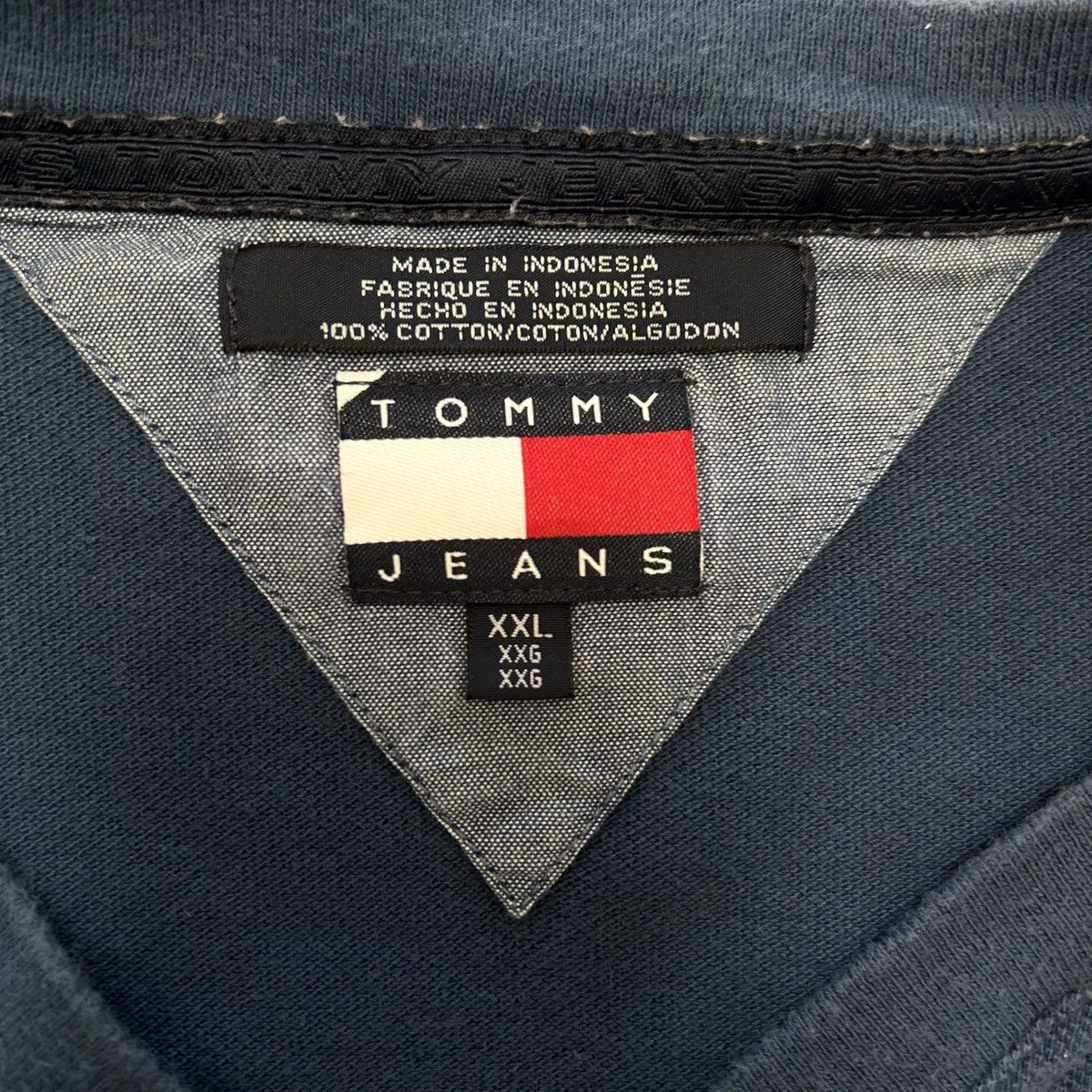 Tommy Hilfiger Tommy Hilfiger Jeans Logo Tape Long Sleeve Size US XXL / EU 58 / 5 - 3 Thumbnail