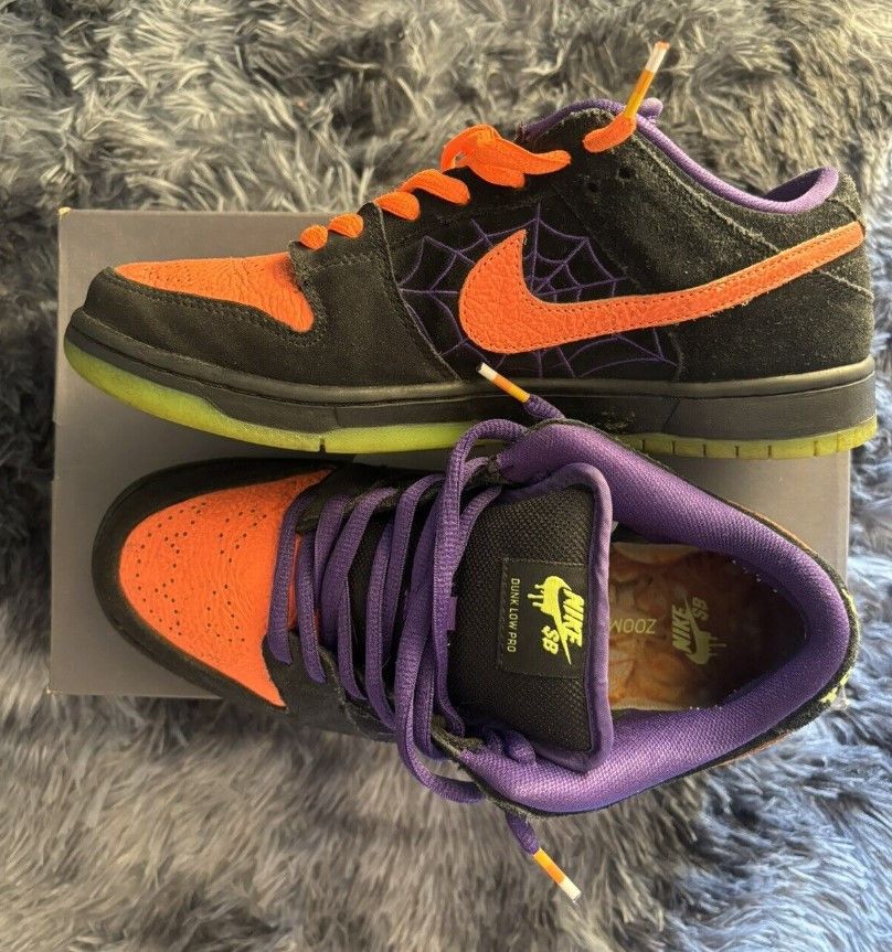 image of Nike Sb Dunk Low Night Of Mischief 2019 Shoes in Black, Men's