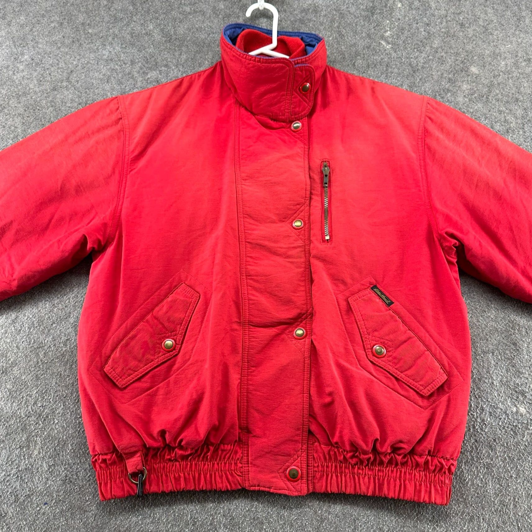 Eddie Bauer VINTAGE Eddie Bauer Coat Parka Women XL Red Down Full Zip 90s USA Goose Down Quilted Nylon Size XL / US 12-14 / IT 48-50 - 3 Thumbnail
