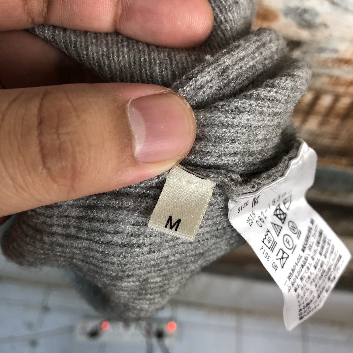 Homespun Knitwear Shoo La Rue Grey baggie Knitwear #A1654 Size US M / EU 48-50 / 2 - 12 Thumbnail