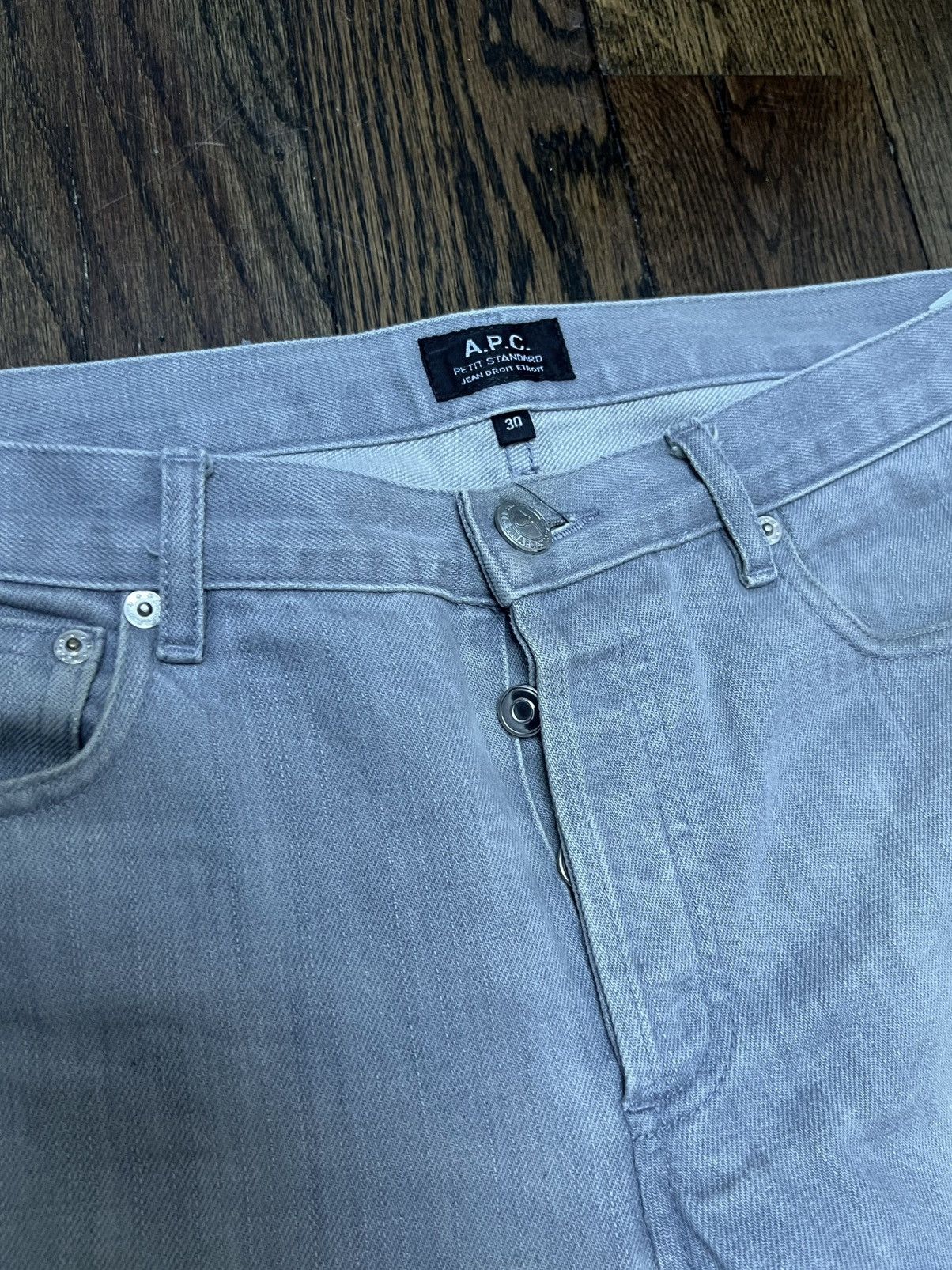 A.P.C. A.P.C. Petit Standard Grey Casual Denim Jeans Size US 30 / EU 46 - 5 Thumbnail