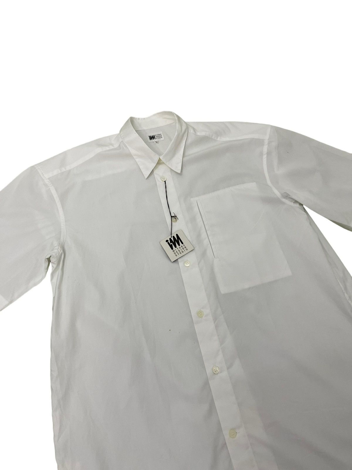 Issey Miyake Deadstock Oversized White Shirt IM Issey Miyake 5🟩4 Size US L / EU 52-54 / 3 - 1 Thumbnail