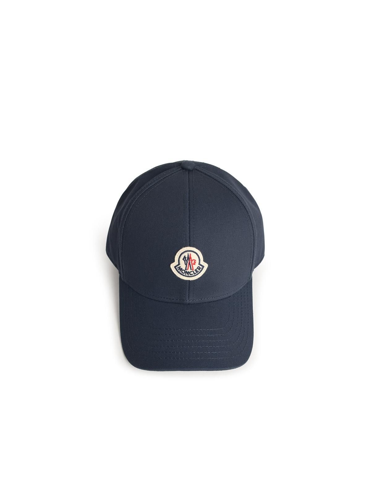 Moncler MONCLER Blue Cotton Cap Size ONE SIZE - 1 Thumbnail