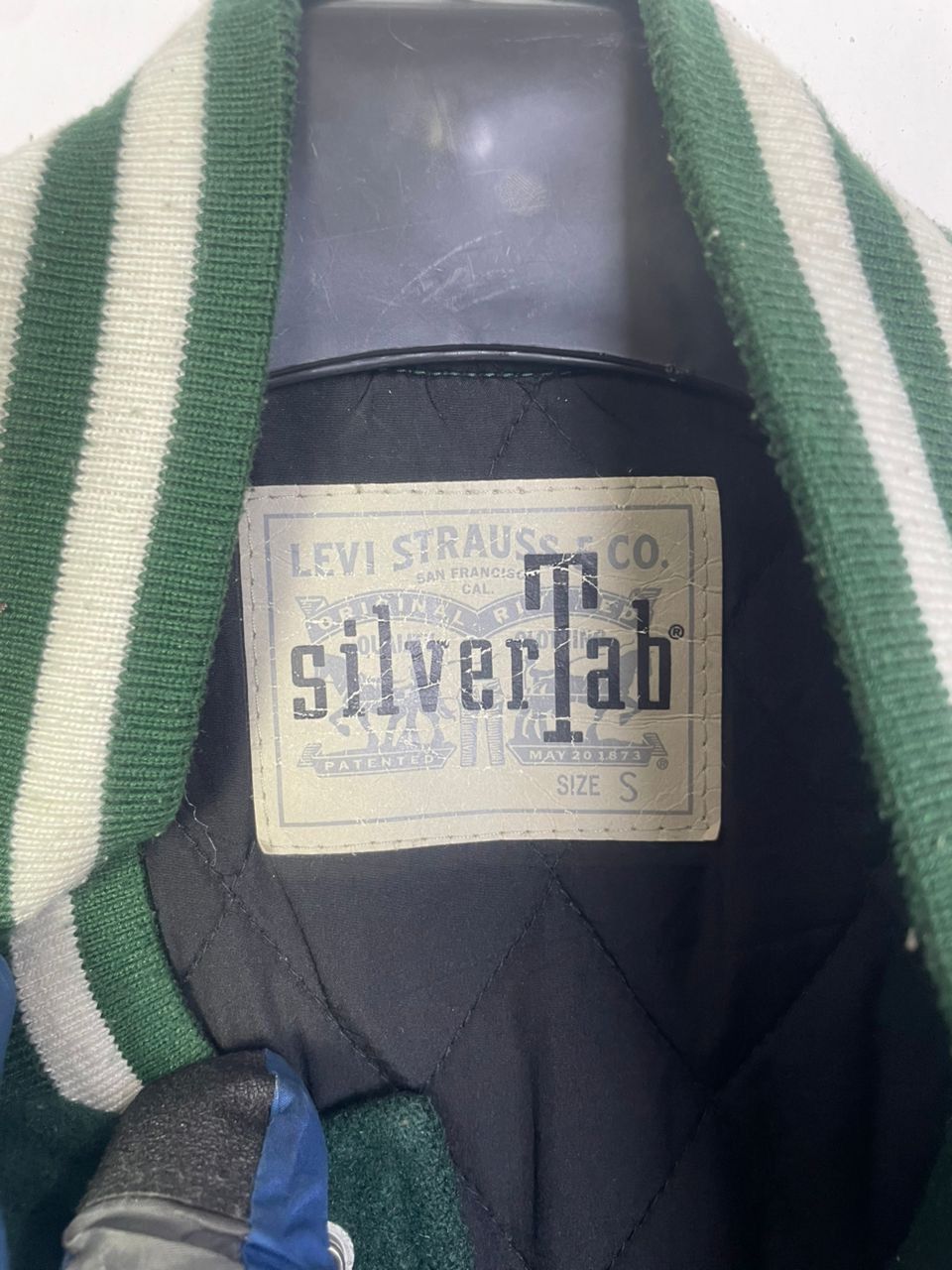 Levi's × Vintage Vintage 1990s Levis Silver Tab Varsity Jacket Size US S / EU 44-46 / 1 - 7 Thumbnail