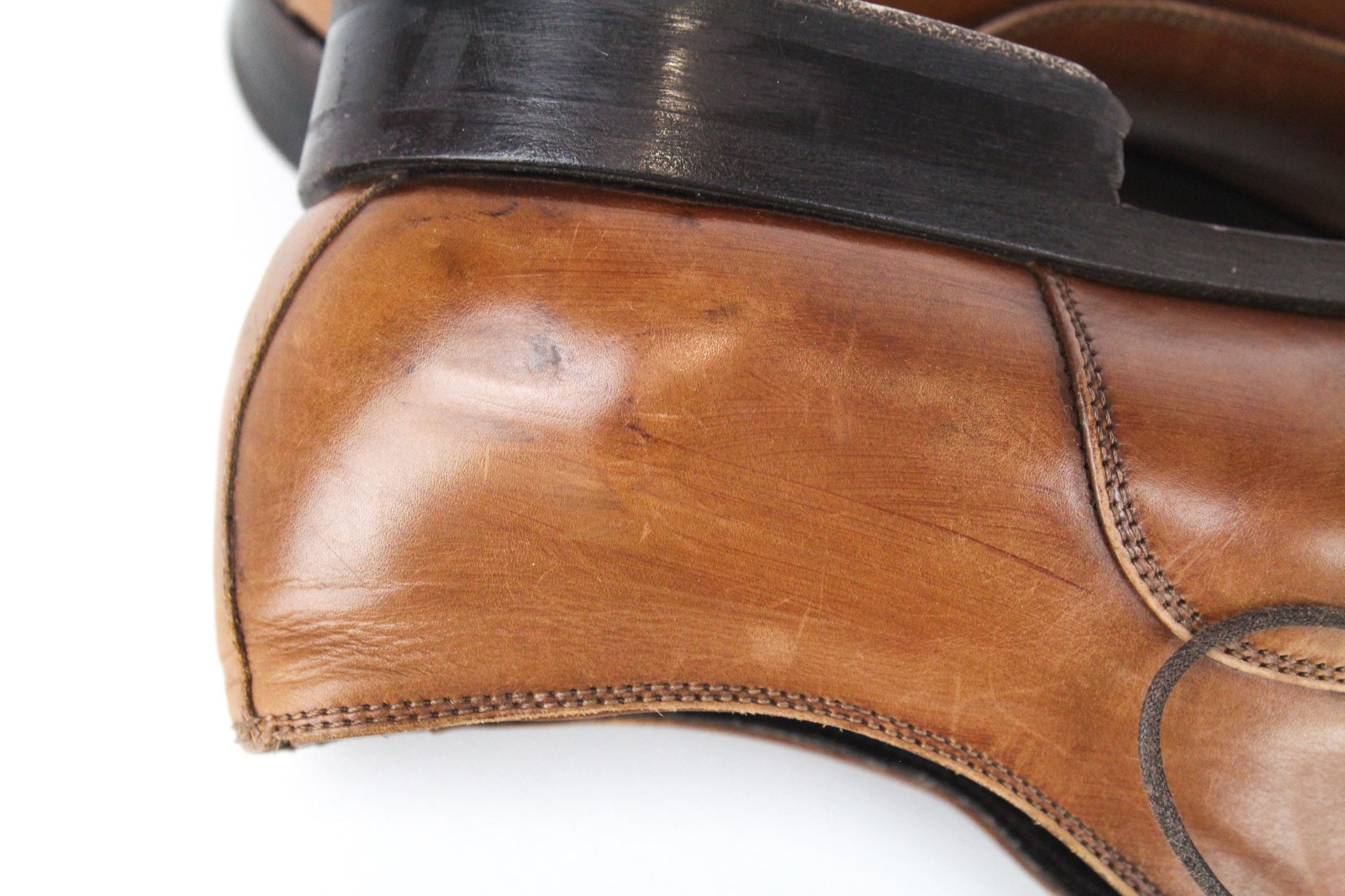 Suitsupply EU44.5 Mid Brown Leather Laced Low-Top 72821 Size US 11.5 / EU 44-45 - 13 Thumbnail