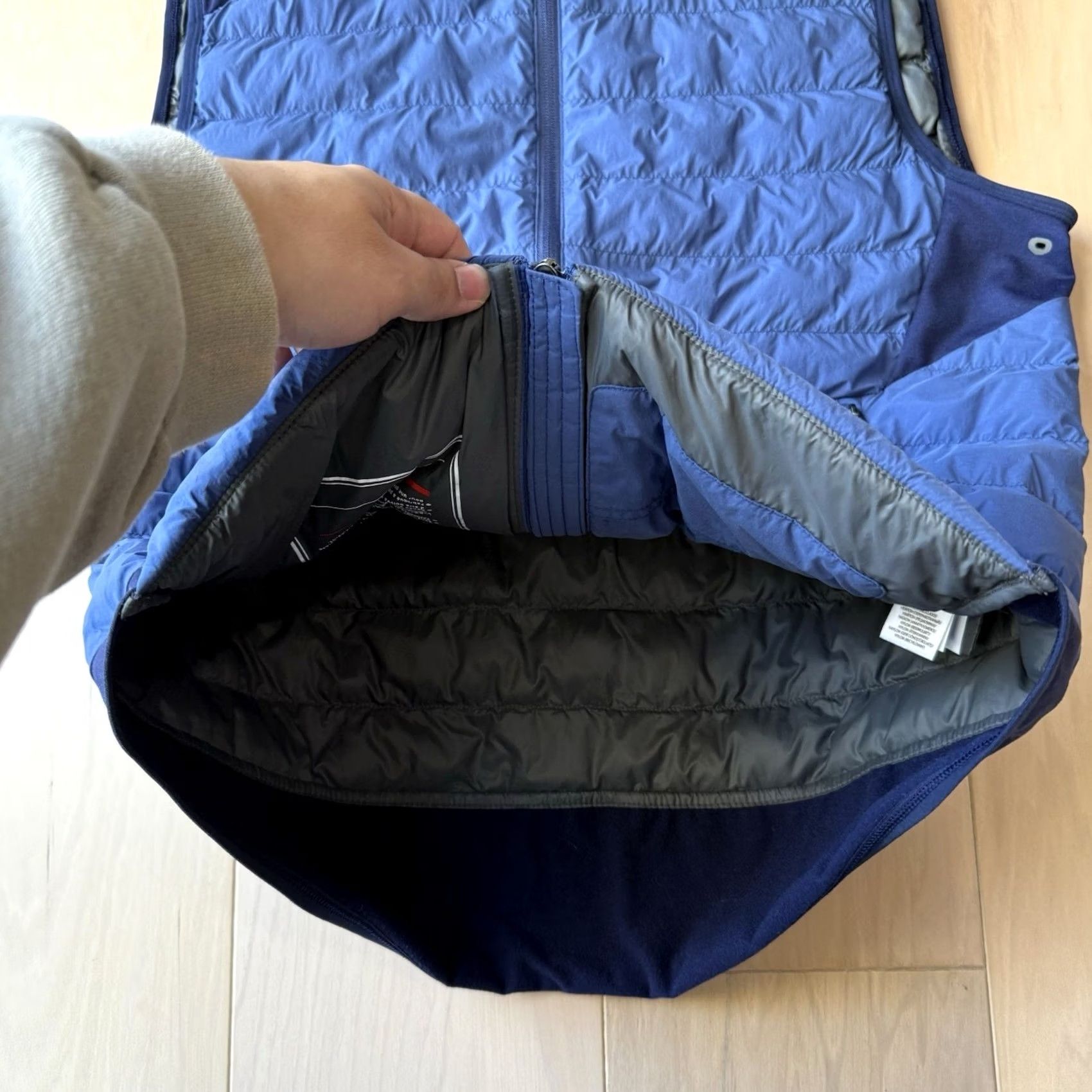 Polo Ralph Lauren Ralph Lauren X Down Vest Medium Blue Full Zip Insulated Active Performance Jacket Vest Stand-Up Collar Men M Blue Solid Retro Outdoor Casual Travel Size US M / EU 48-50 / 2 - 5 Thumbnail