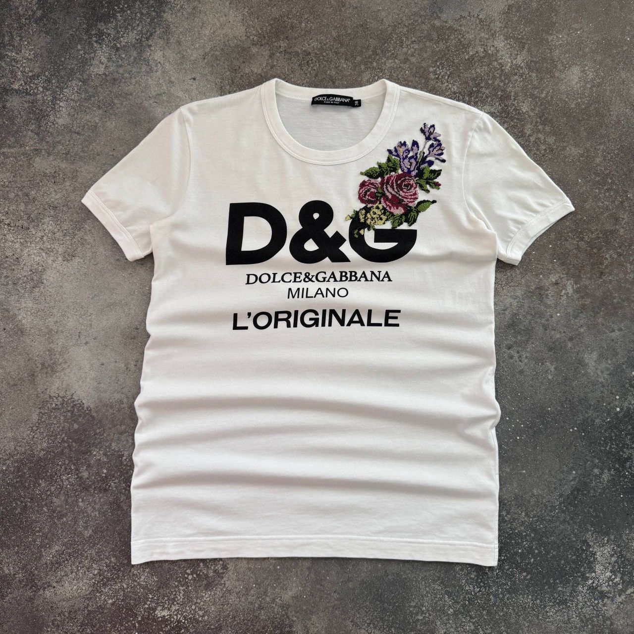 Dolce & Gabbana Dolce & Gabbana Vintage Big Logo T-Shirt Size M / US 6-8 / IT 42-44 - 1 Thumbnail