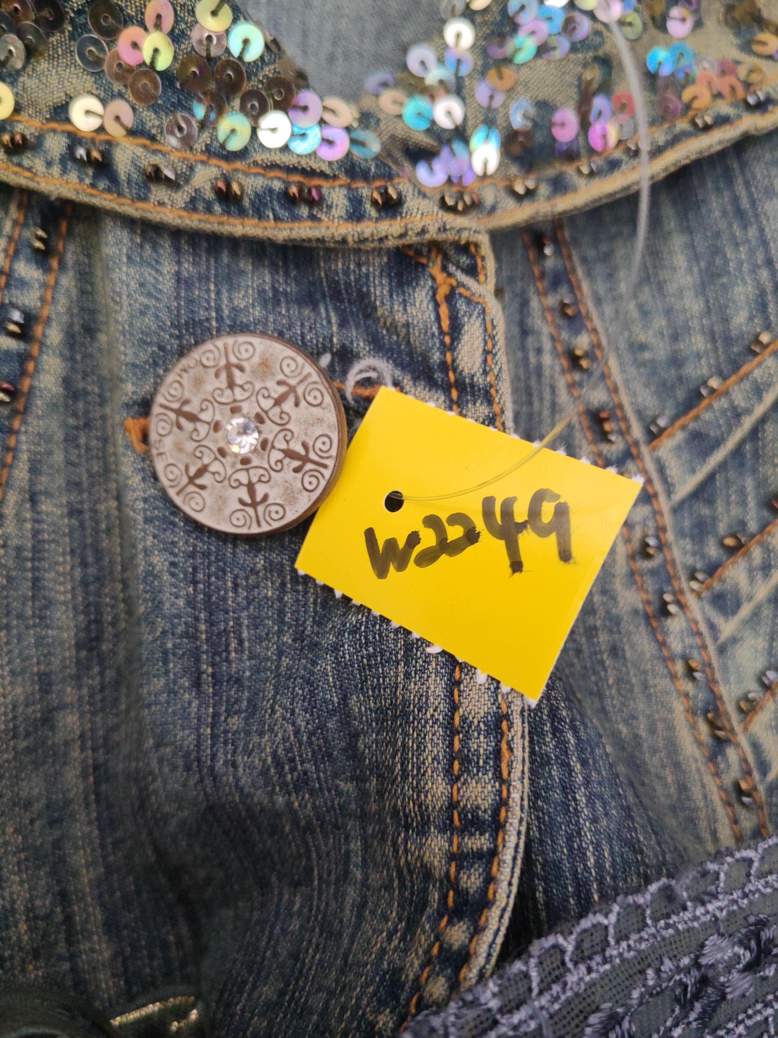 Japanese Brand Japanese Brand Blue Distressed Denim jacket #W2249 Size M / US 6-8 / IT 42-44 - 11 Thumbnail