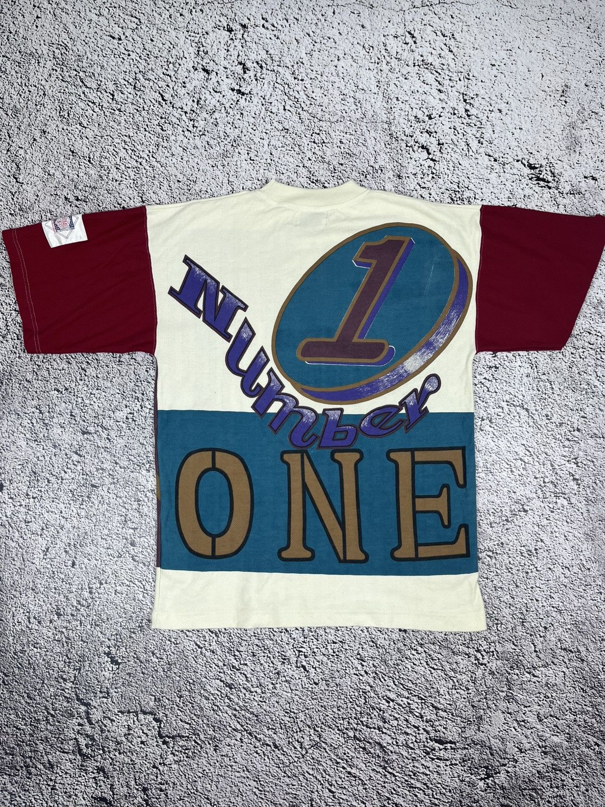 Vintage Vintage 80s Baseball All Over printed t shirt rare Size US L / EU 52-54 / 3 - 10 Thumbnail