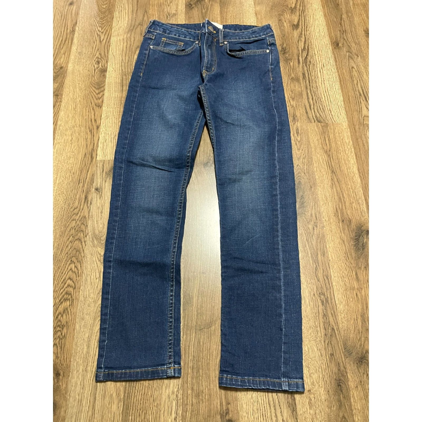 Calvin Klein Calvin Klein Jeans Women's Jeans, Blue Denim Slim Boyfriend Pockets Size 2 Regular Inseam 26.5 in Womens Size 26" / US 2 / IT 38 - 2 Thumbnail