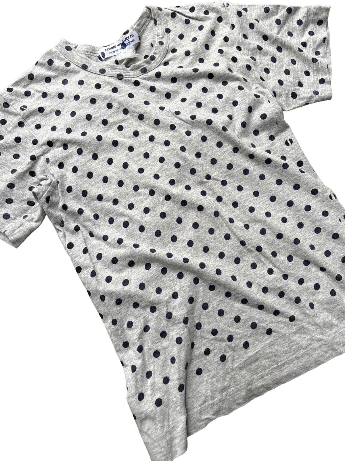 Comme des Garcons Comme des Garçons Polka Dot T-Shirt – Grey / Navy – XS Size US XS / EU 42 / 0 - 2 Thumbnail