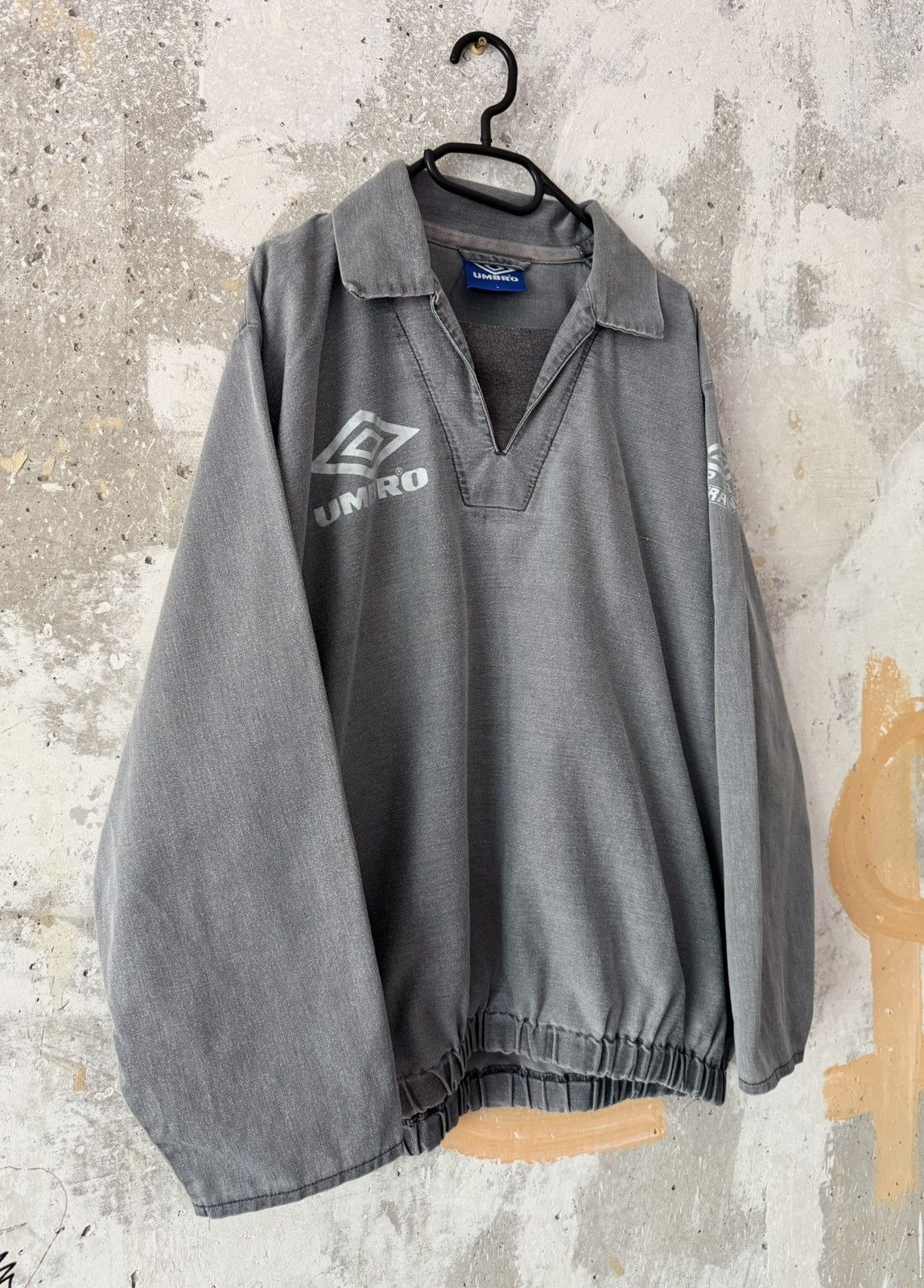 Umbro Vintage Umbro Training Drill Top Sweatshirt Washed Jacket Size US M / EU 48-50 / 2 - 3 Thumbnail