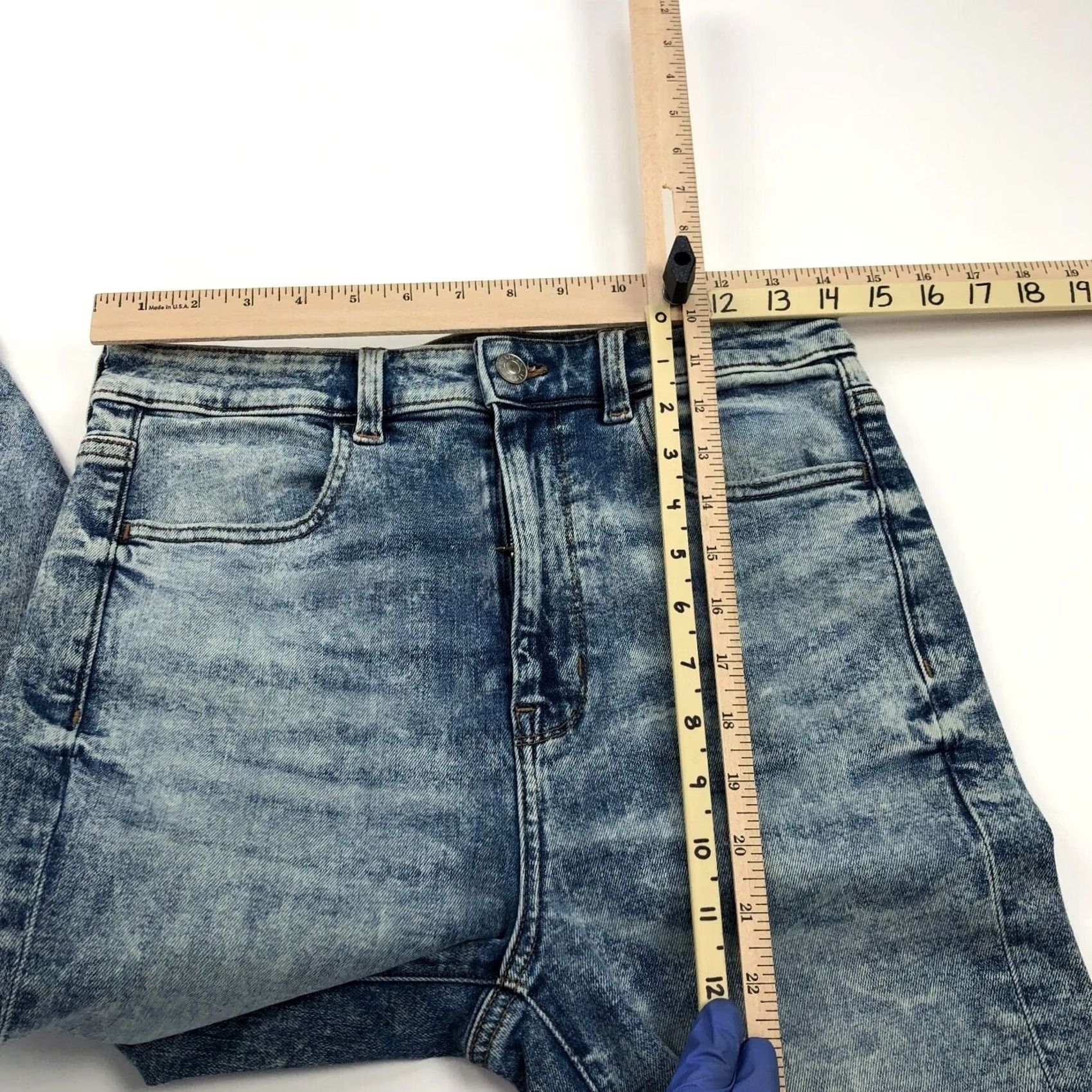 American Eagle Outfitters American Eagle Highest Rise Jegging Crop Jeans 10 Fits 28W 26L Distressed MINT Size 28" / US 6 / IT 42 - 5 Thumbnail