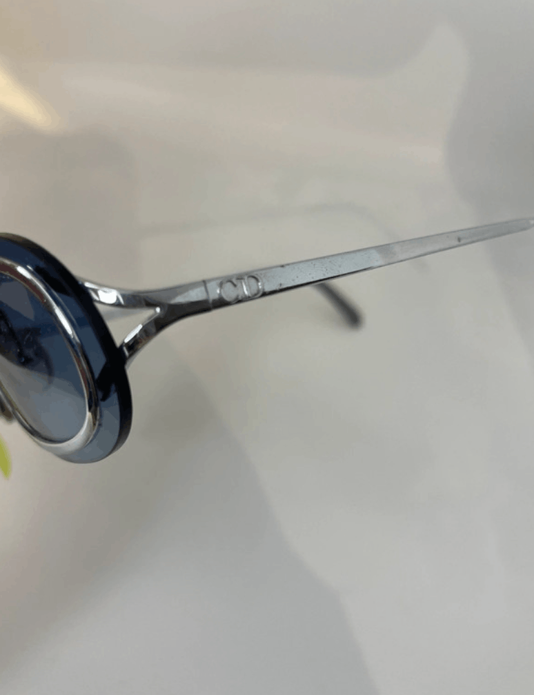 Christian Dior Monsieur × Dior × Vintage DIOR Sunglasses Pop Rectangle Wrap Straps Logo RI1018 Size ONE SIZE - 4 Thumbnail