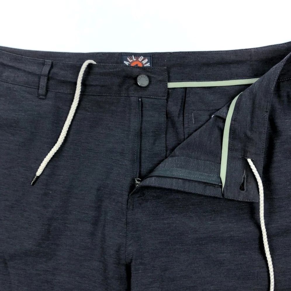 Faherty Faherty Men’s All Day Shorts Dark Heather Grey Performance Drawstring Waist 38 Size US 38 / EU 54 - 4 Thumbnail