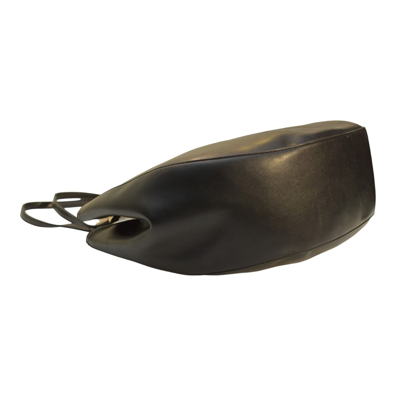 TWINSET Twinset Milano shopper 'Lila' Oval T handle Black Leather To Size ONE SIZE - 9 Thumbnail