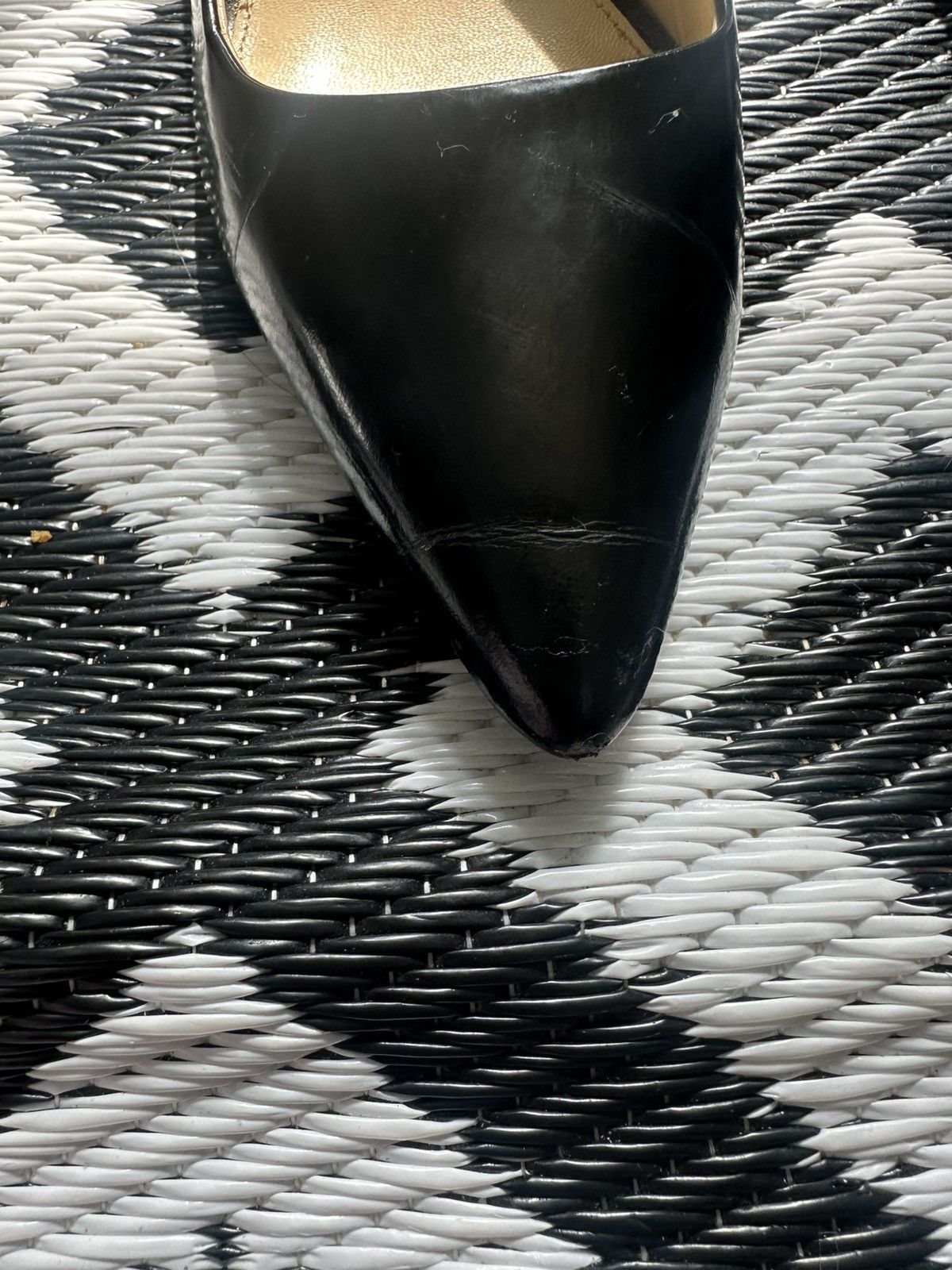 Coach Coach Black Leather Size 8.5 Kitten Heel Pointed Toe Pumps Size US 8.5 / IT 38.5 - 2 Thumbnail
