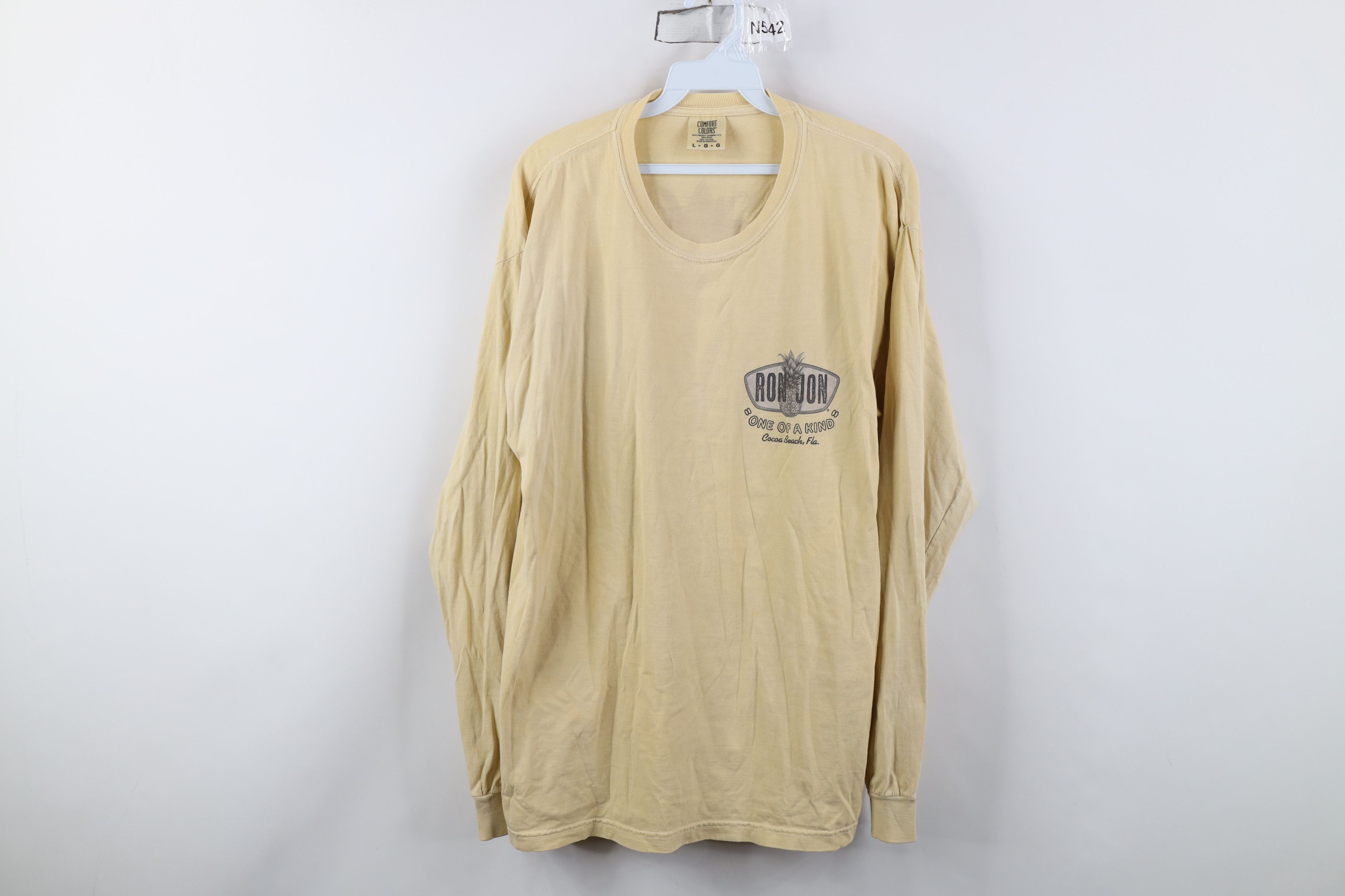 Vintage Vintage Y2K Ron Jon Surf Shop Stonewash Long Sleeve T-Shirt Size US L / EU 52-54 / 3 - 1 Thumbnail