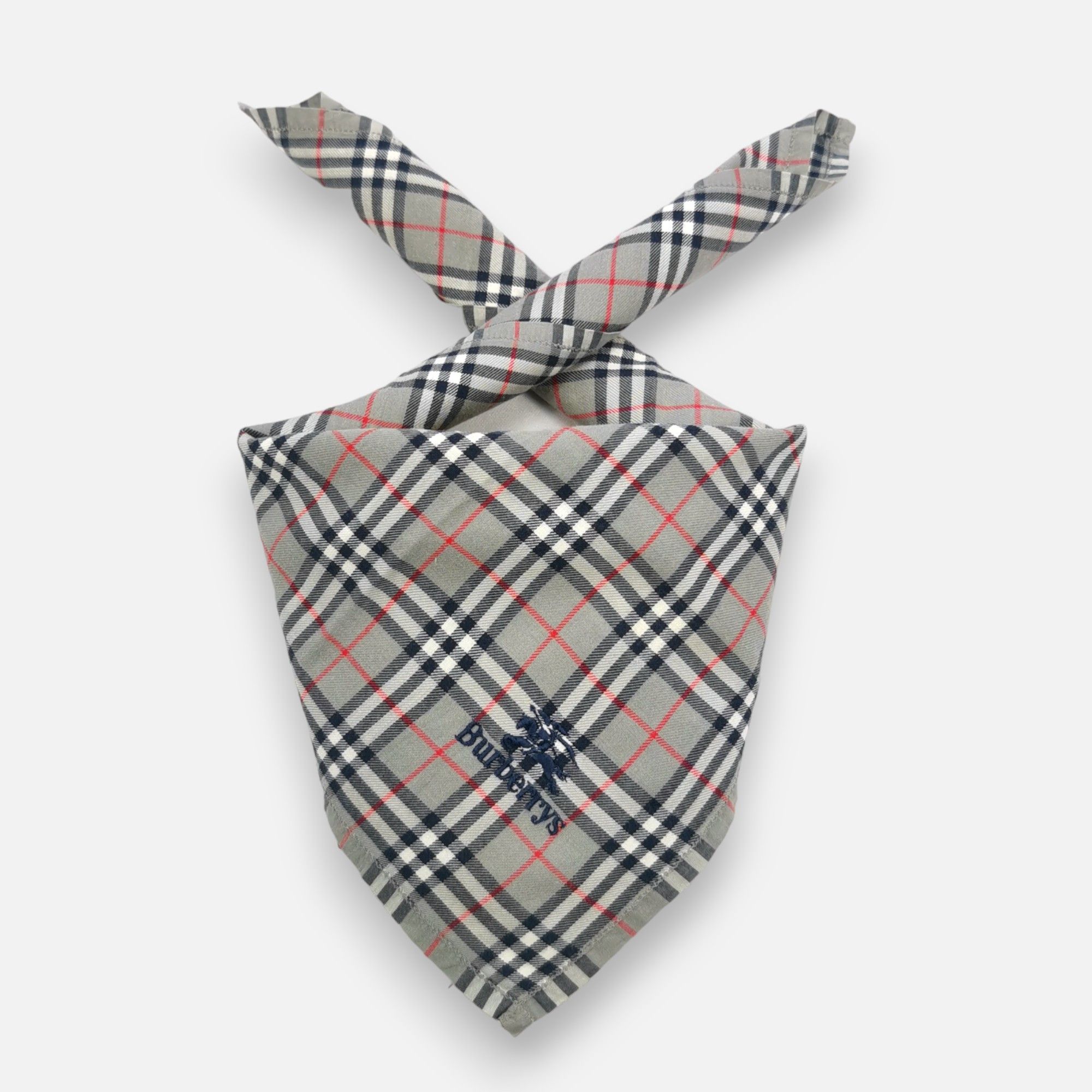 Burberry Vintage Burberry Handkerchief Pocket Square Bandana Size ONE SIZE - 1 Thumbnail
