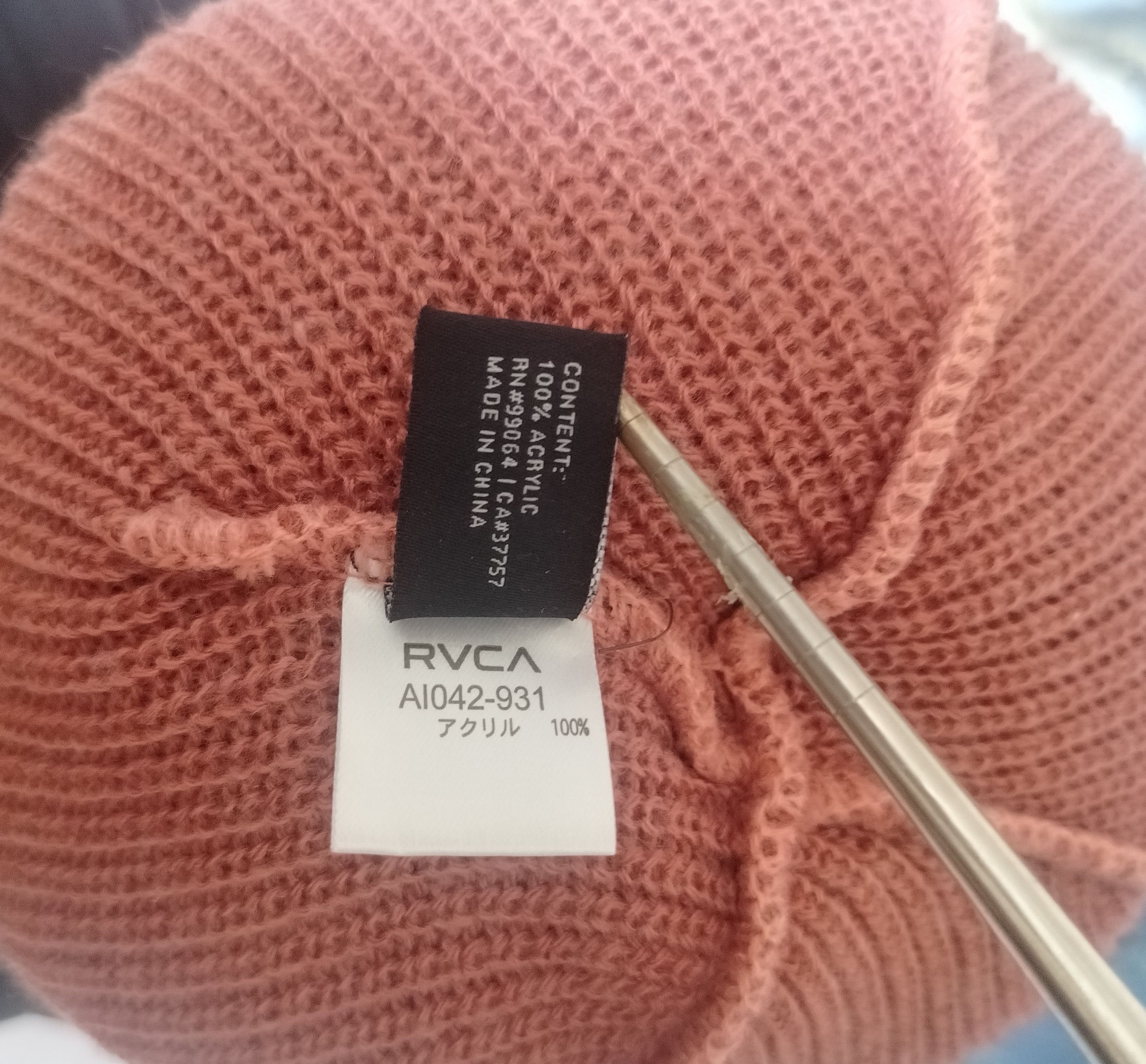 RVCA Washed RVCA Knitted Beanie Size ONE SIZE - 7 Thumbnail