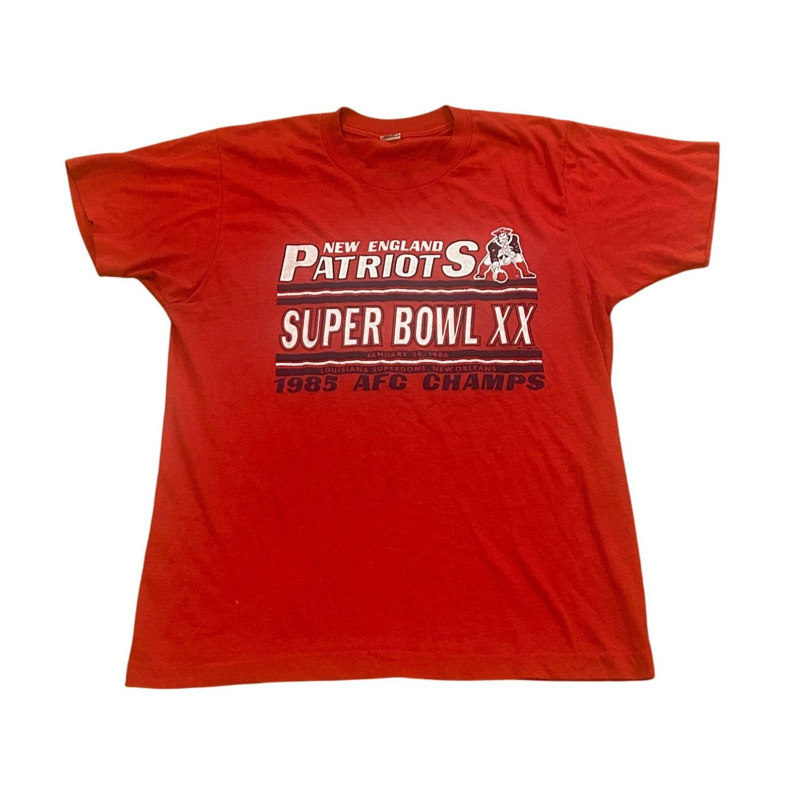 Other Vintage 1985 AFC Champions New England Patriots Super Bowl X Size US L / EU 52-54 / 3 - 1 Thumbnail